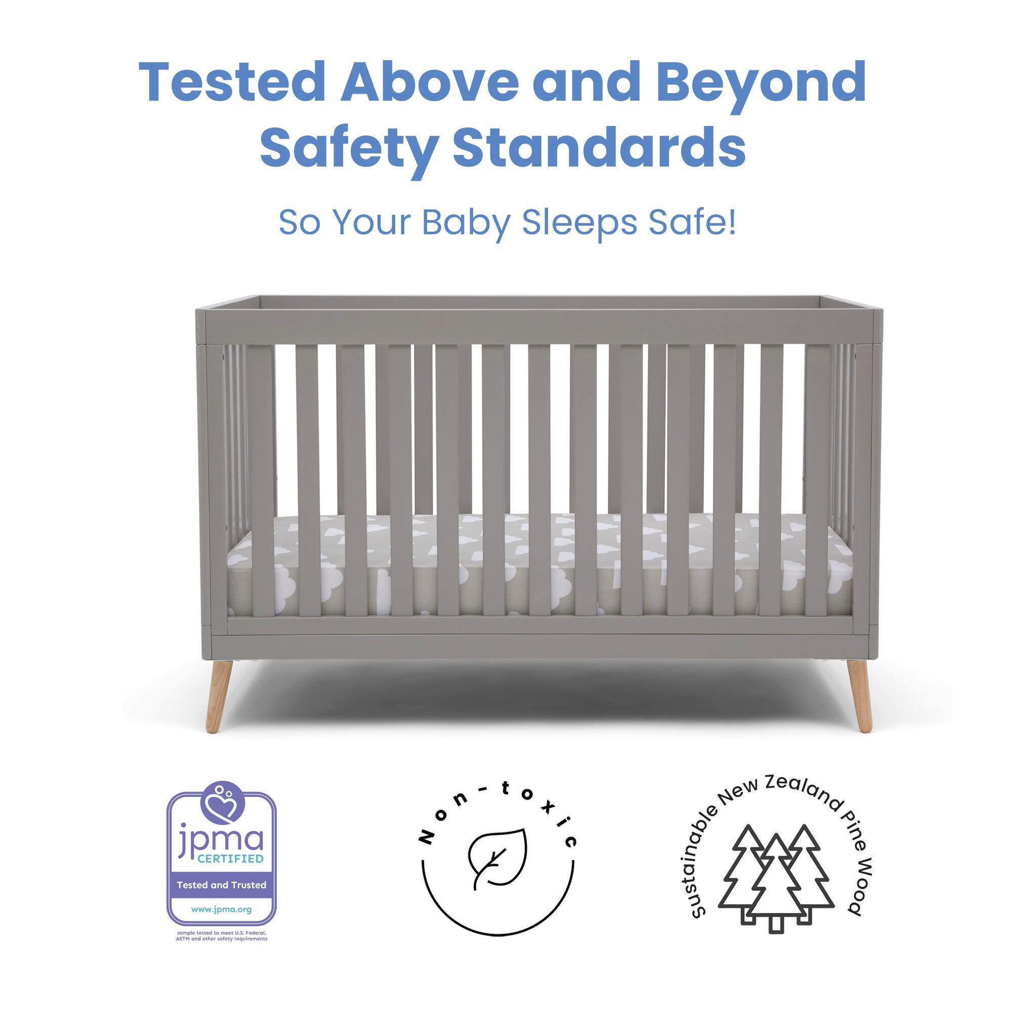 Delta Children Essex 4-in-1 Convertible Crib, , large
