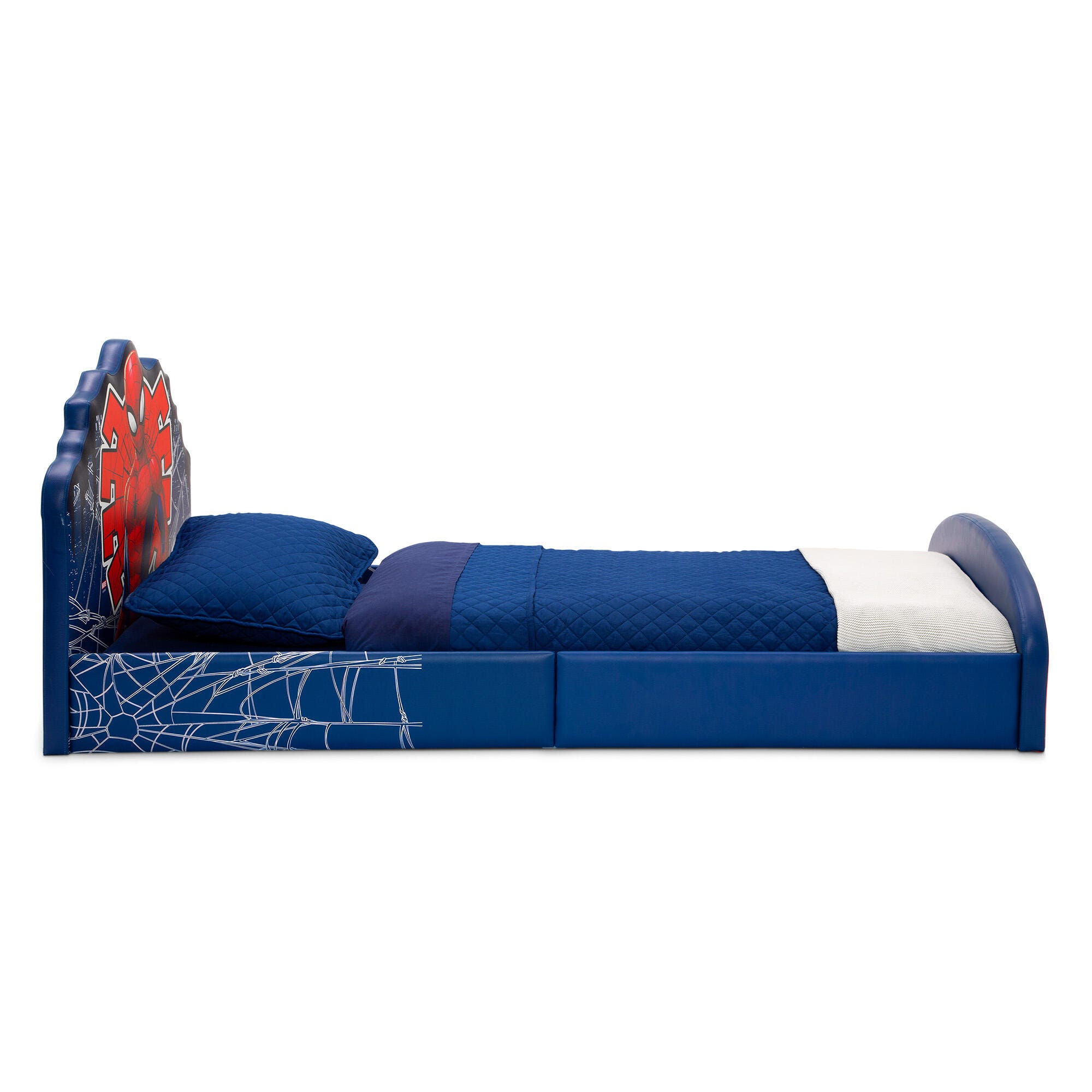 Delta Children Marvel Spider-Man Upholstered Twin Bed, , large