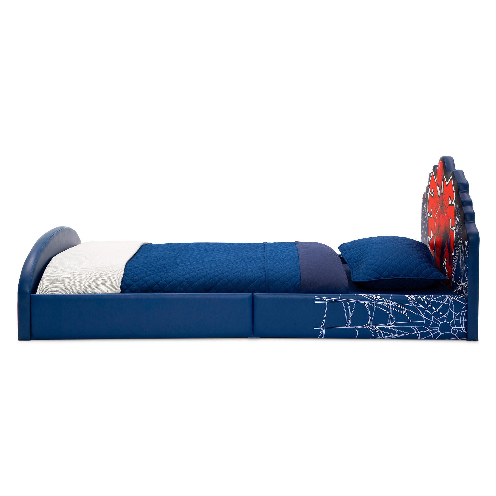 Delta Children Marvel Spider-Man Upholstered Twin Bed, , large