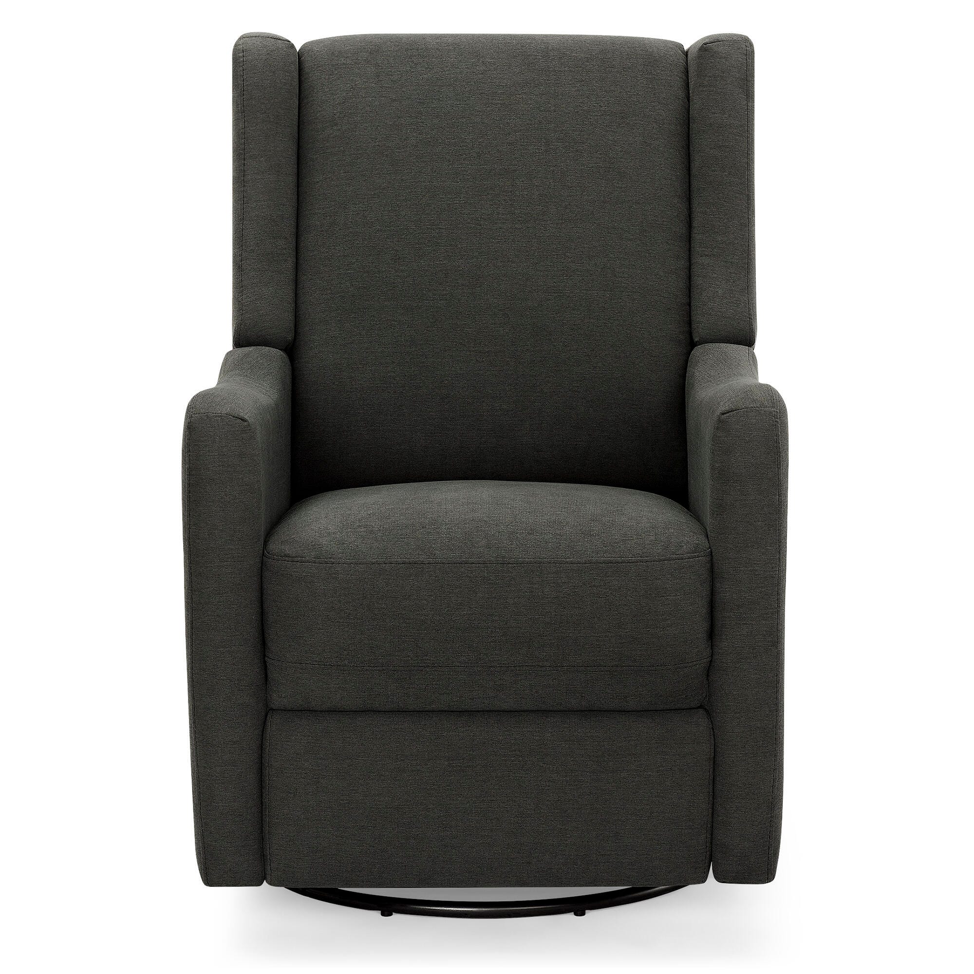 Delta Children Mercer Electronic Power Recliner and Swivel Glider, Dark Gray, large