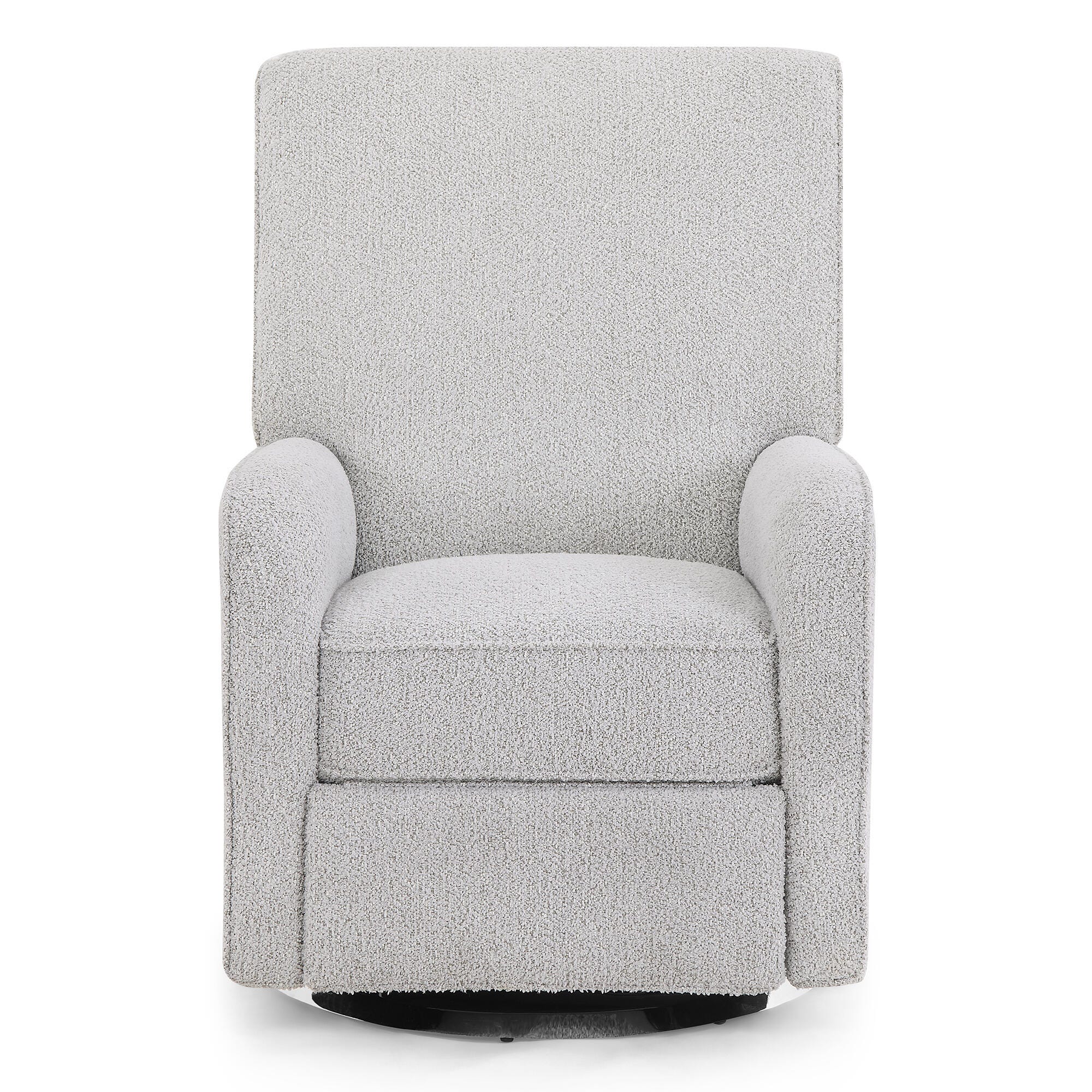 Delta Children Nest Nursery Swivel Recliner, Fog, large