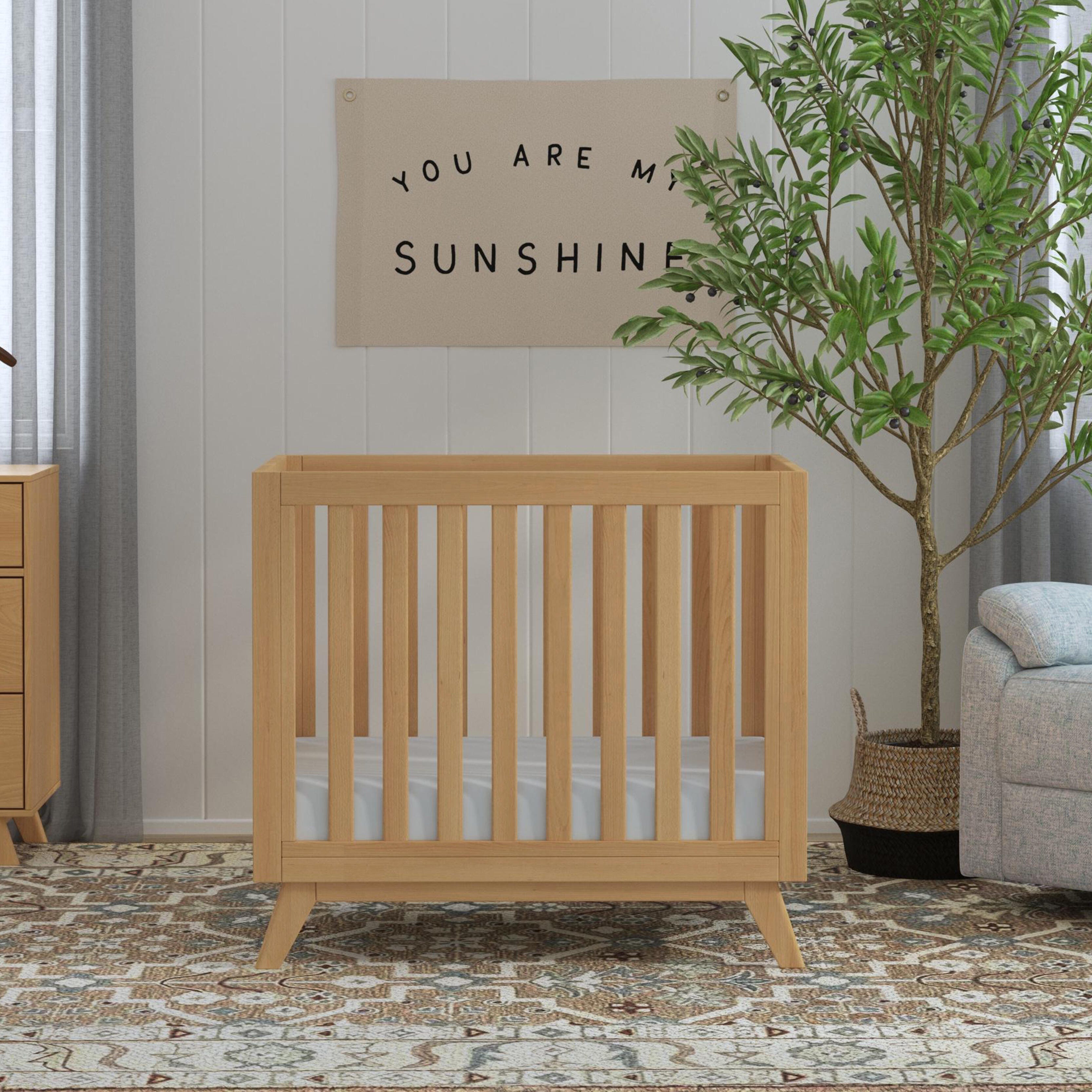 DaVinci Otto 3-in-1 Convertible Mini Crib with 4" Mattress, , rollover