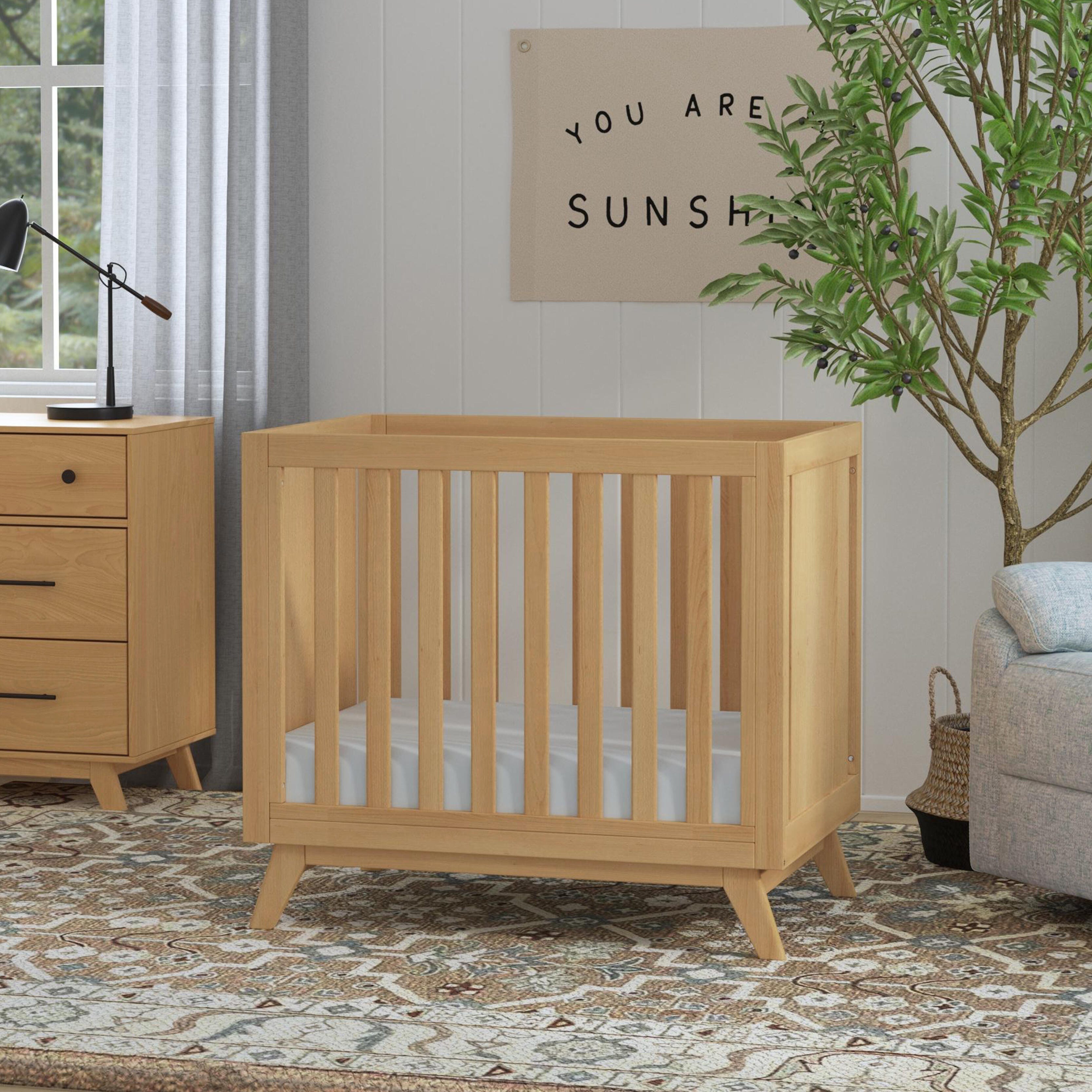 DaVinci Otto 3-in-1 Convertible Mini Crib with 4" Mattress, , large