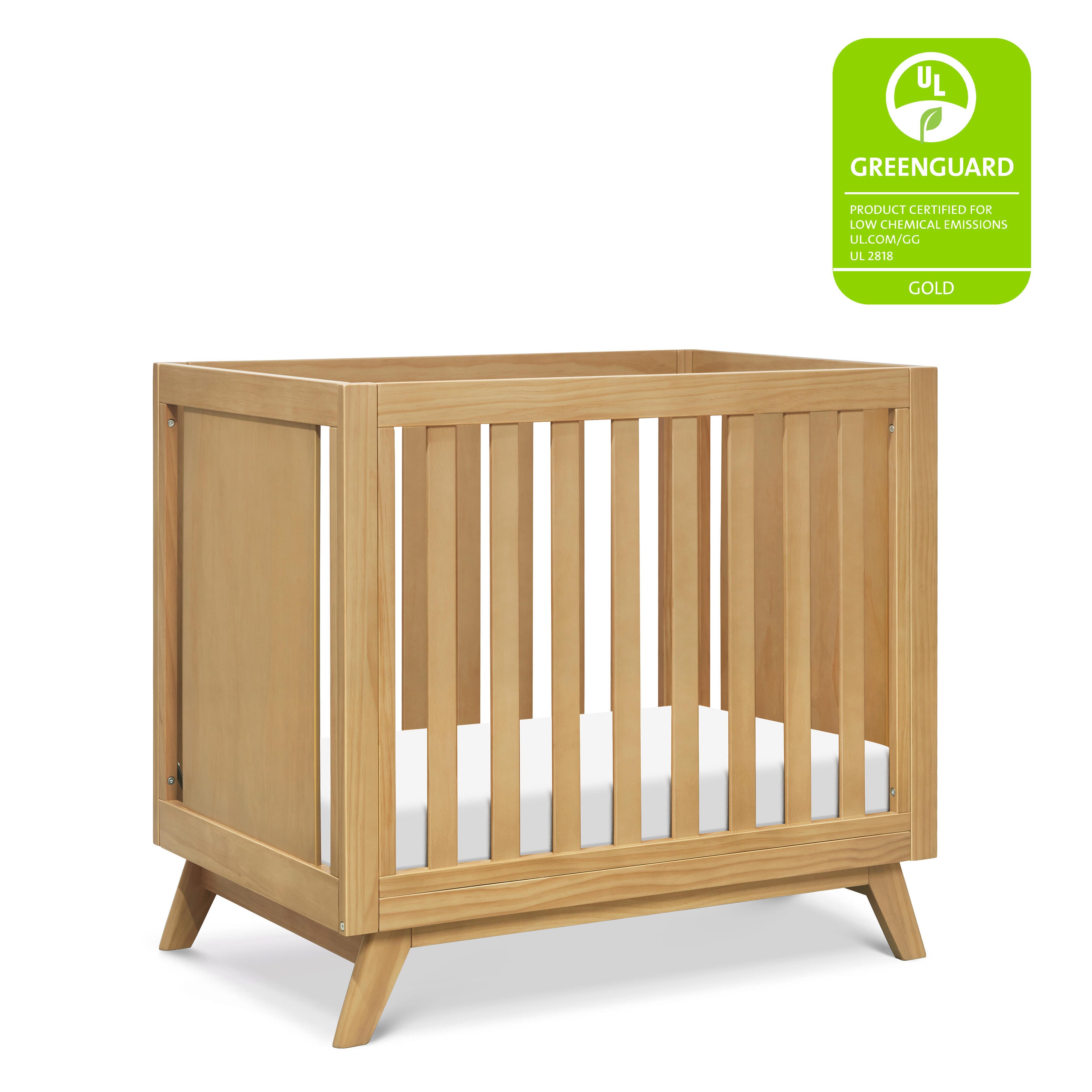 DaVinci Otto 3-in-1 Convertible Mini Crib with 4" Mattress, , large