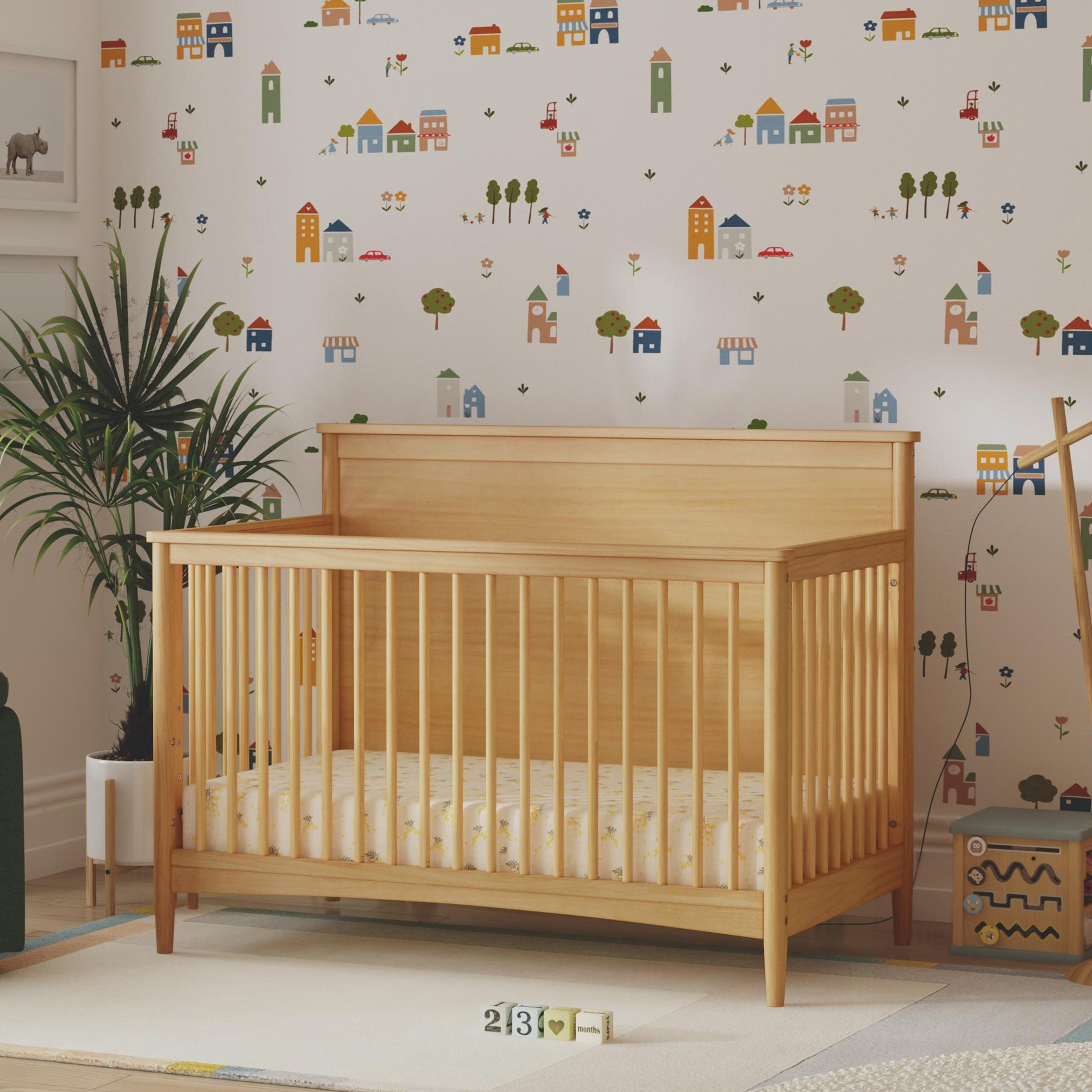 DaVinci Frem 4-in-1 Convertible Crib, Honey, large