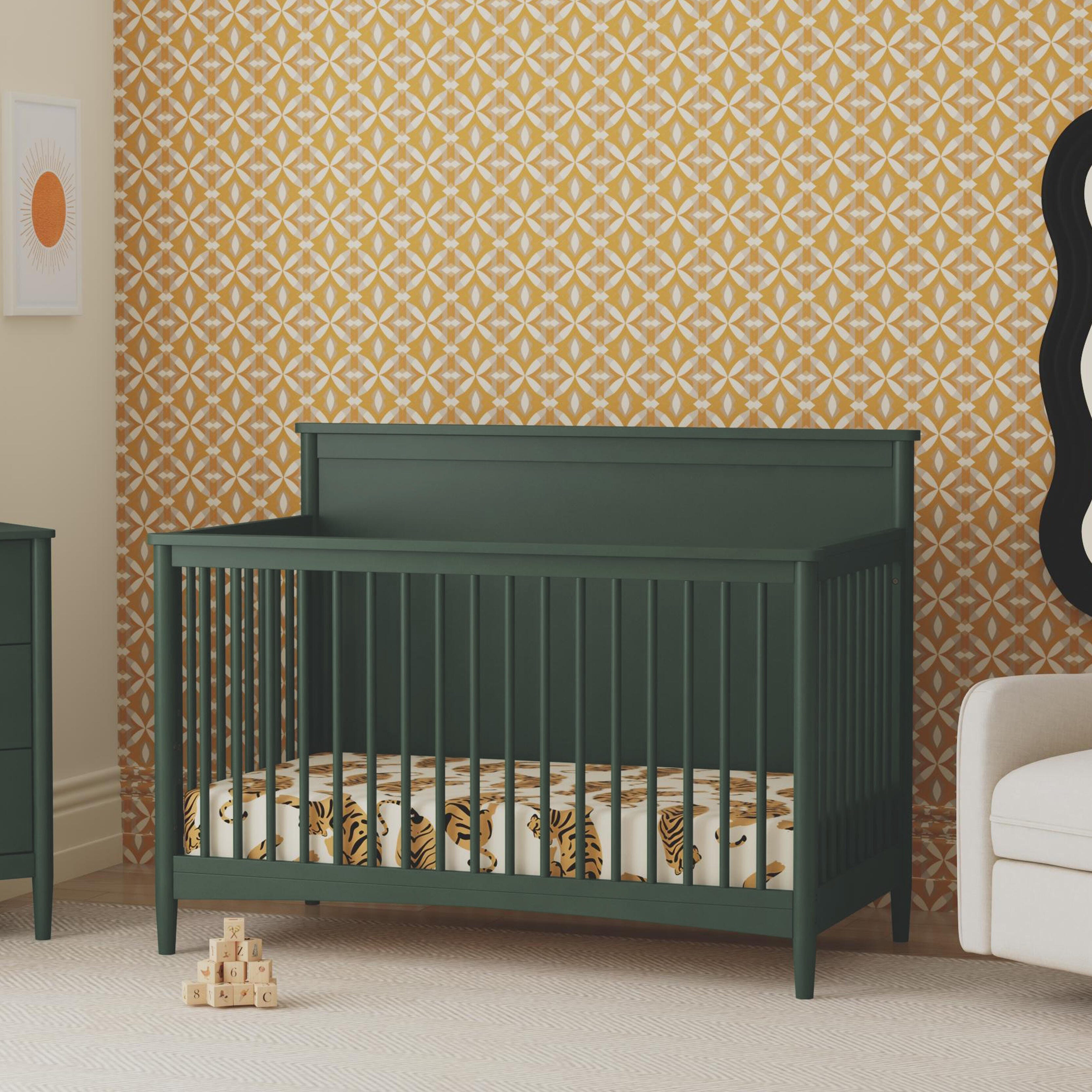 DaVinci Frem 4-in-1 Convertible Crib, Forest Green, large