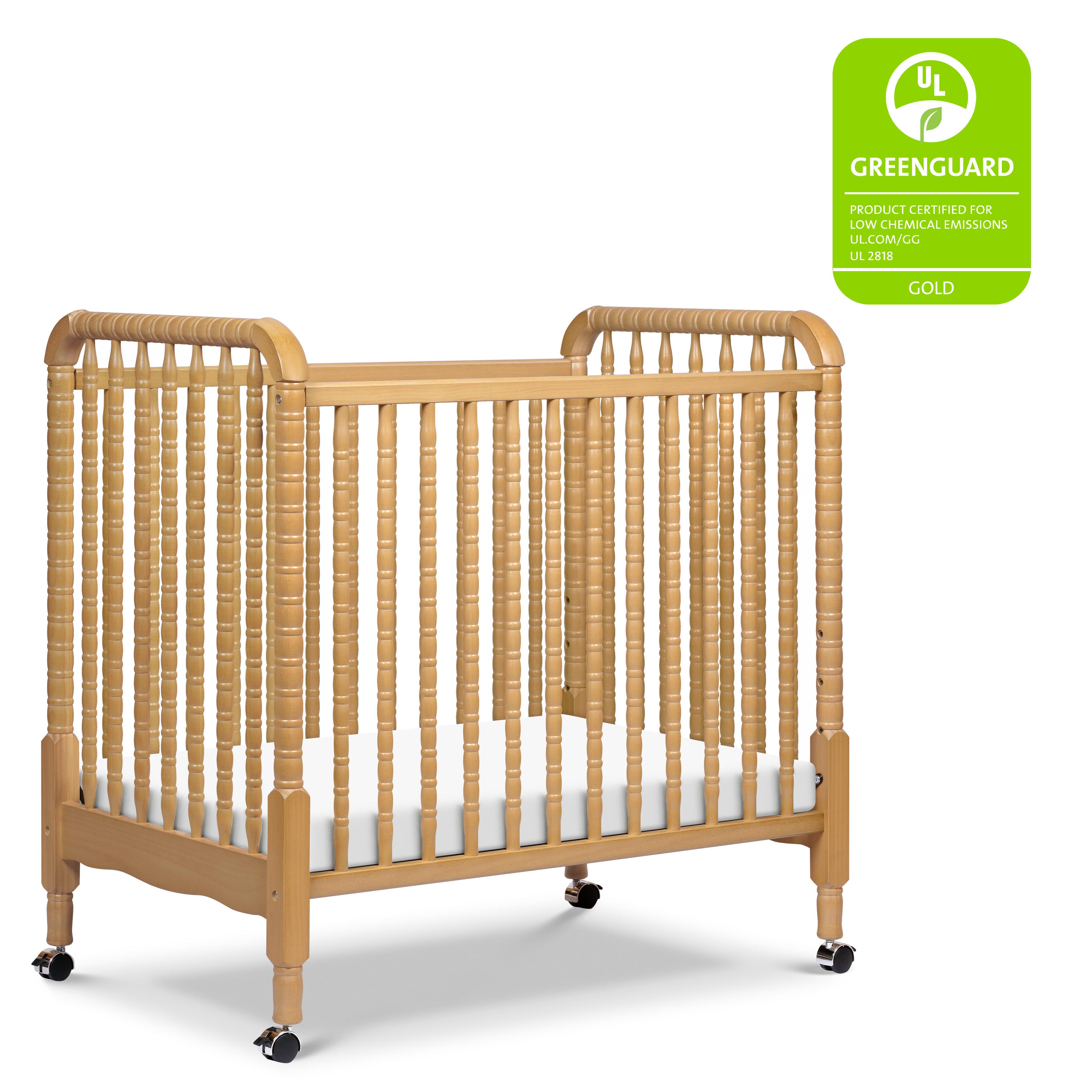 DaVinci Jenny Lind 3-in-1 Convertible Mini Crib, , large