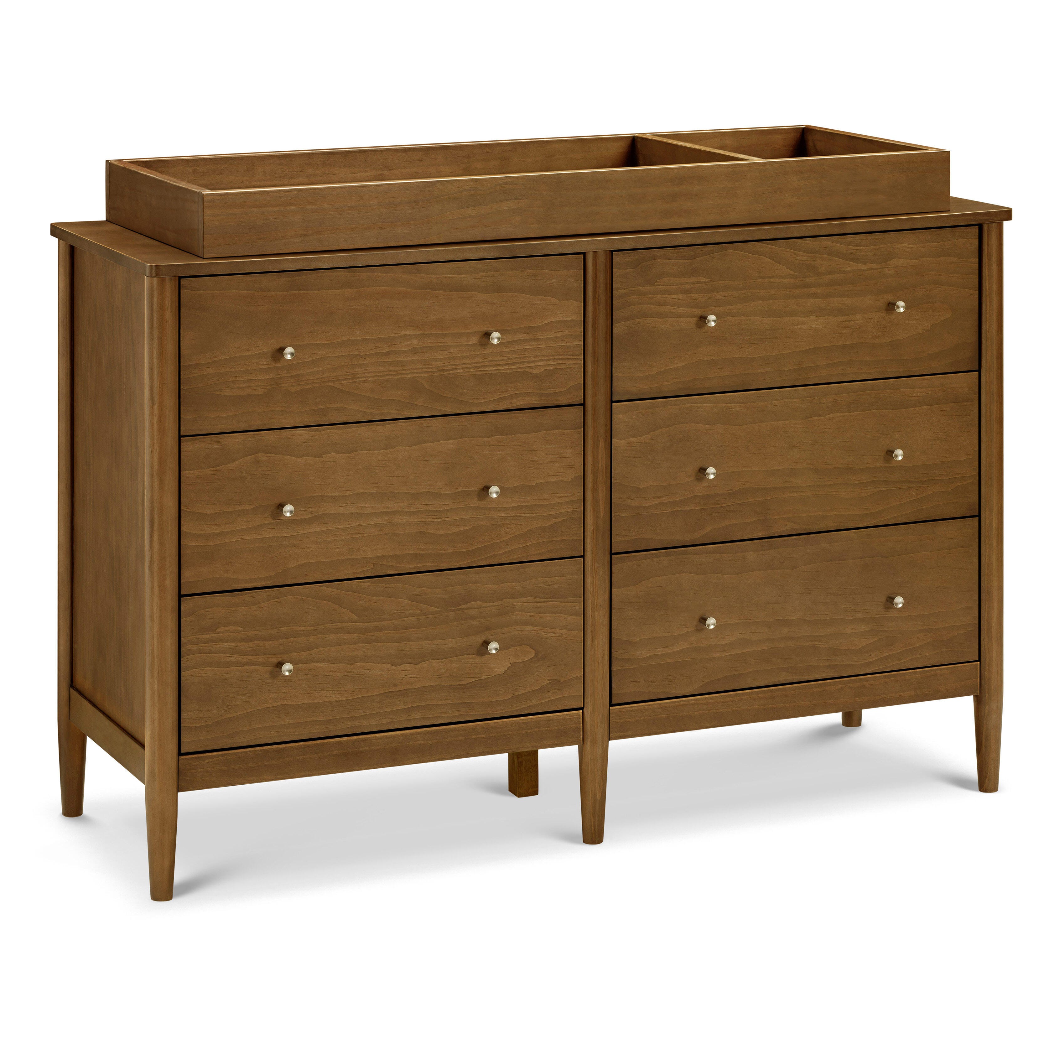 DaVinci Frem 6-Drawer Dresser, Walnut, large