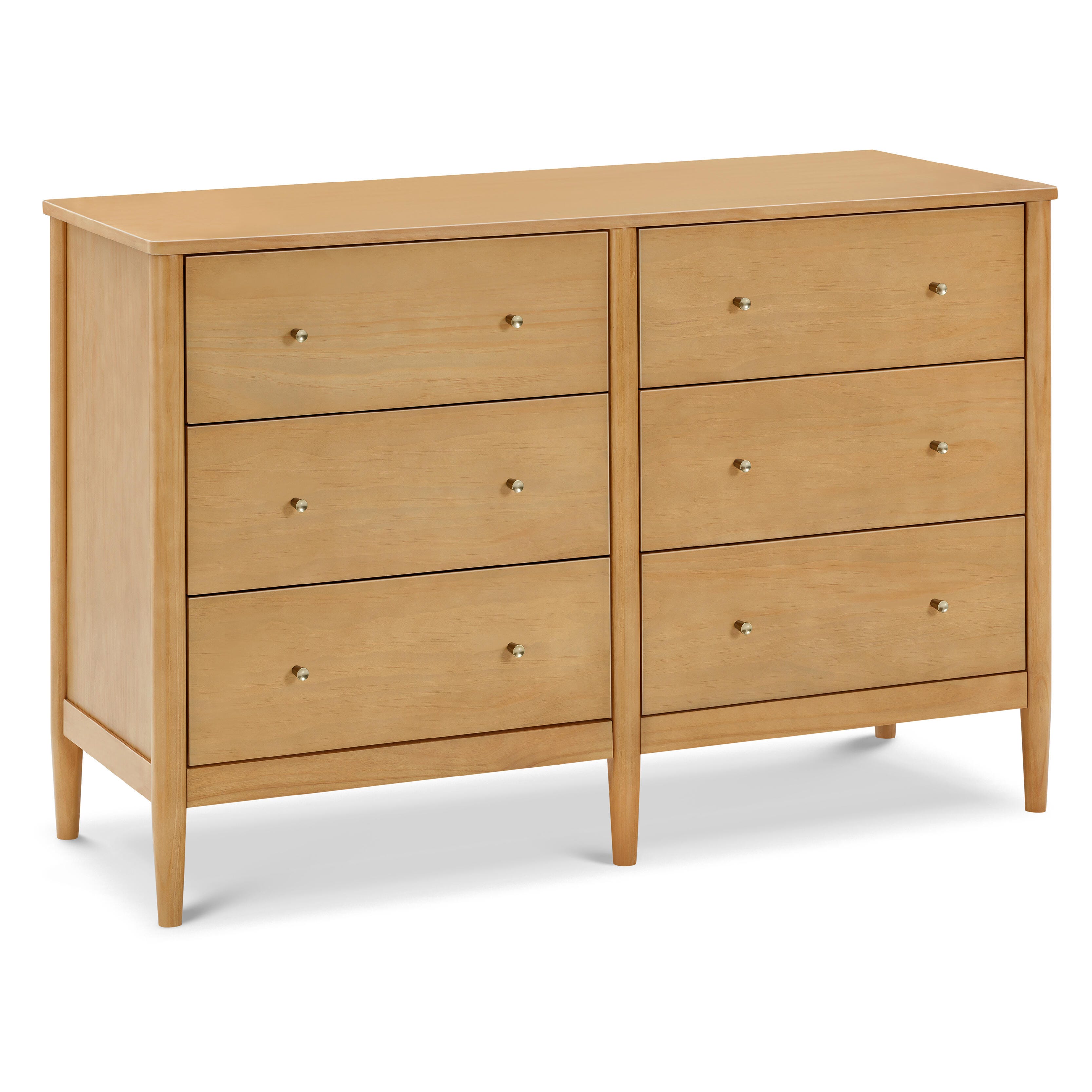 DaVinci Frem 6-Drawer Dresser, Honey, large