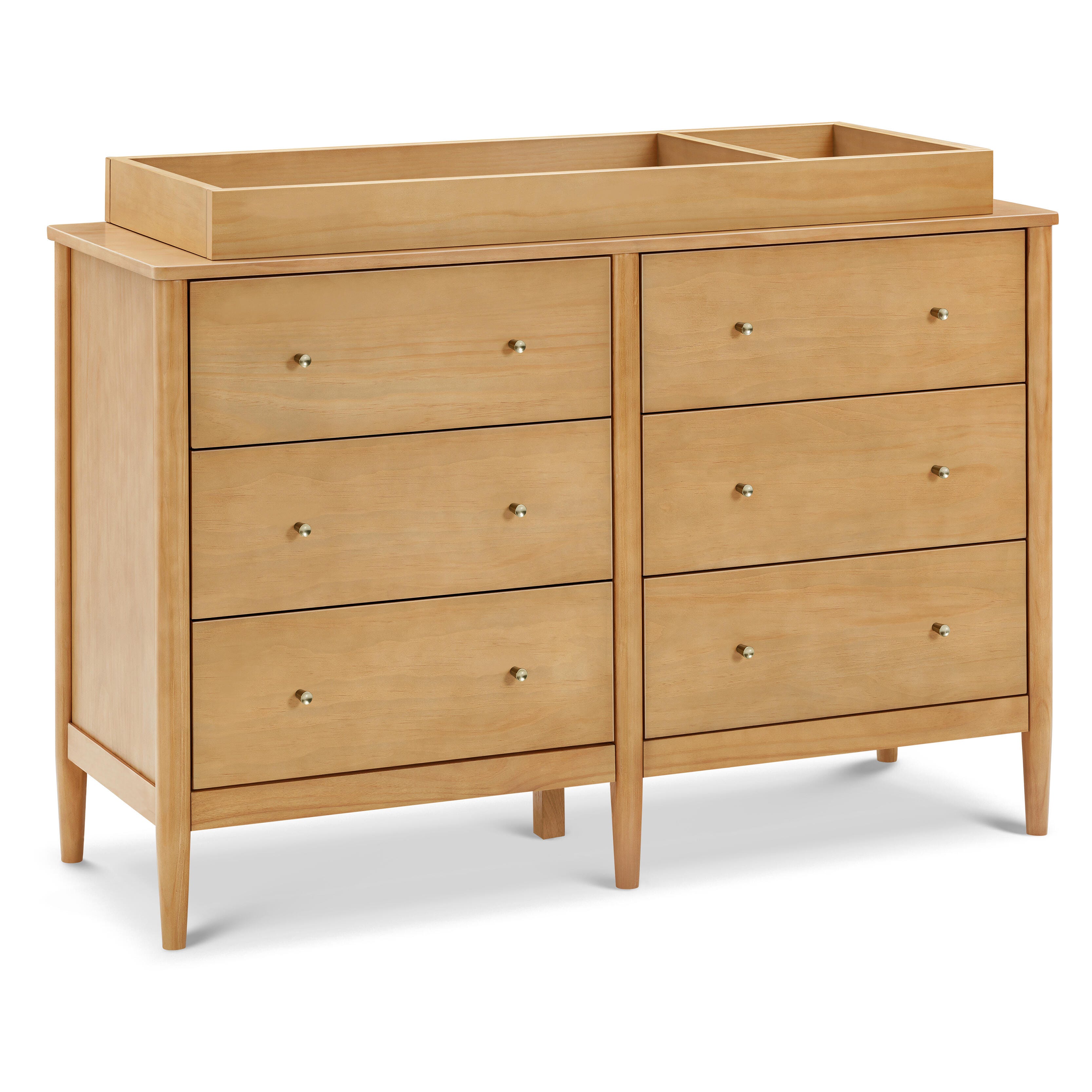 DaVinci Frem 6-Drawer Dresser, Honey, large