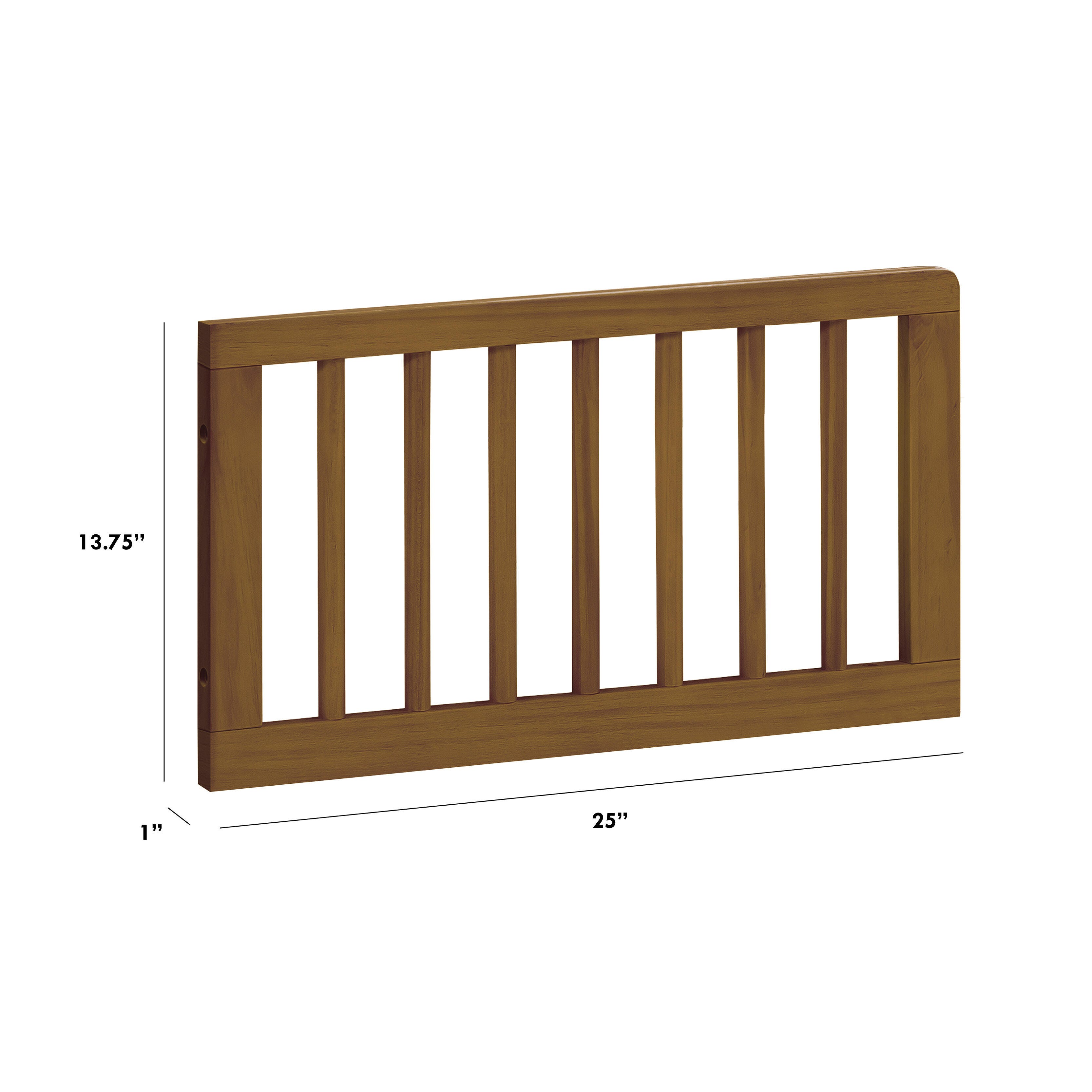 DaVinci Frem Toddler Bed Conversion Kit, Walnut, large