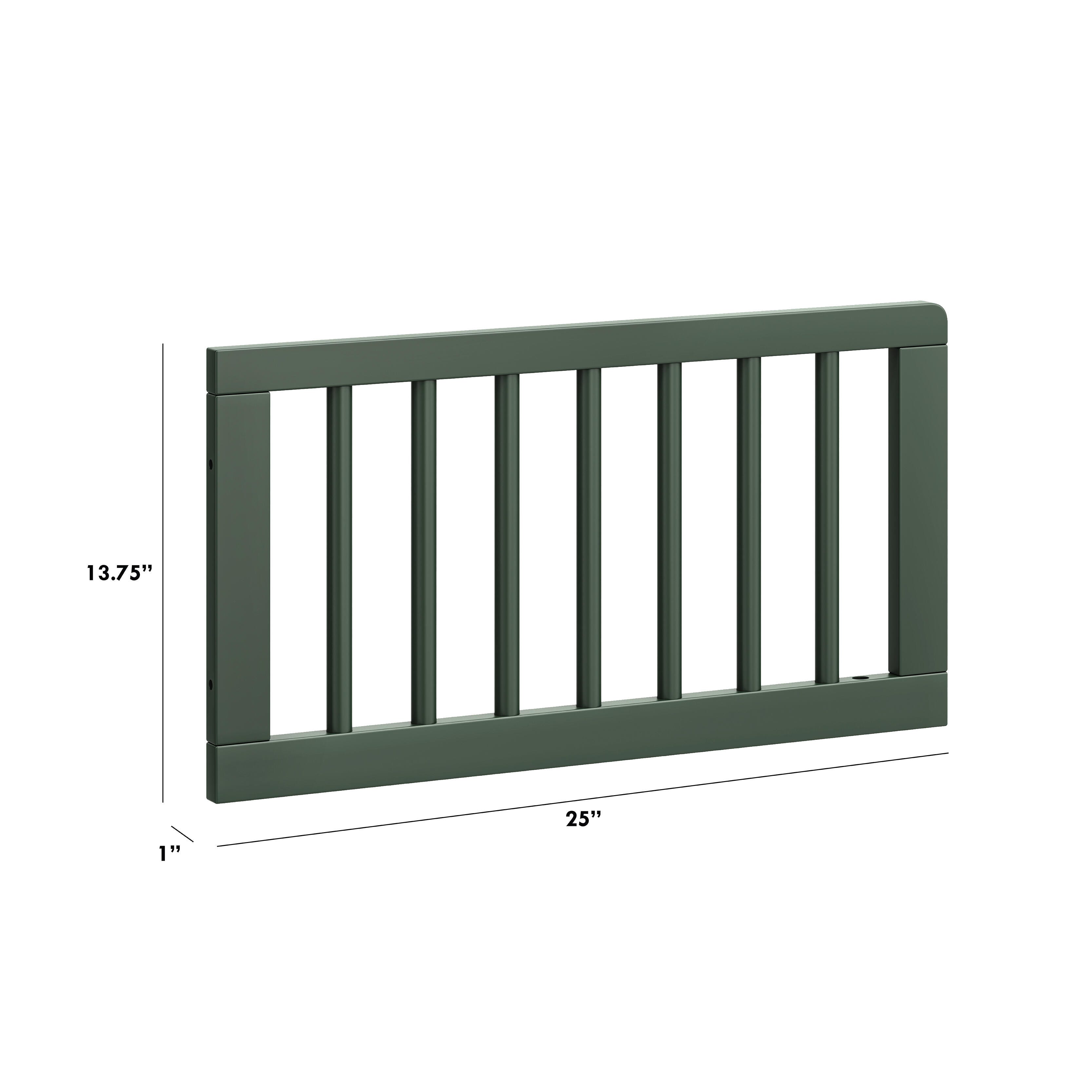 DaVinci Frem Toddler Bed Conversion Kit, Forest Green, large