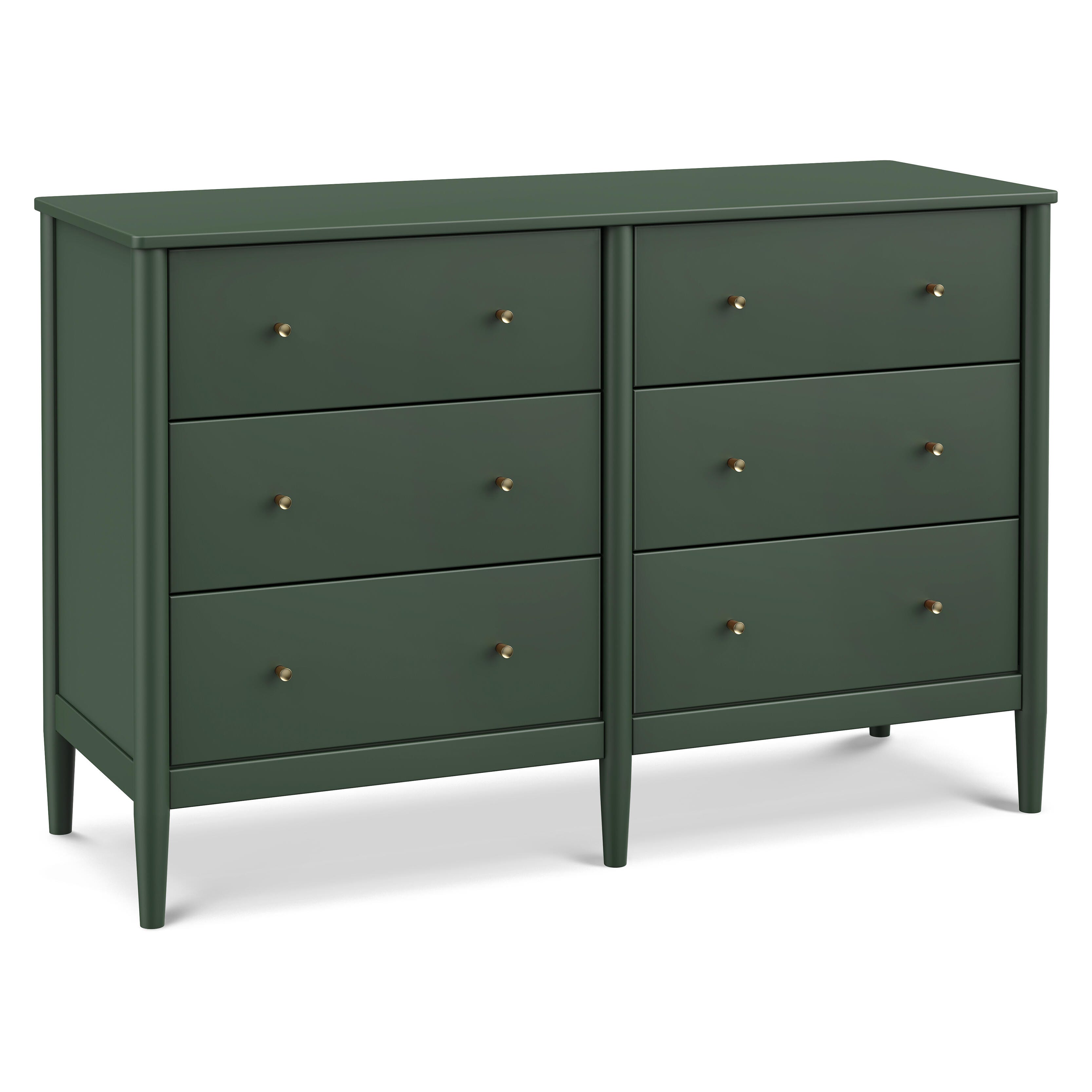 DaVinci Frem 6-Drawer Dresser, Forest Green, large