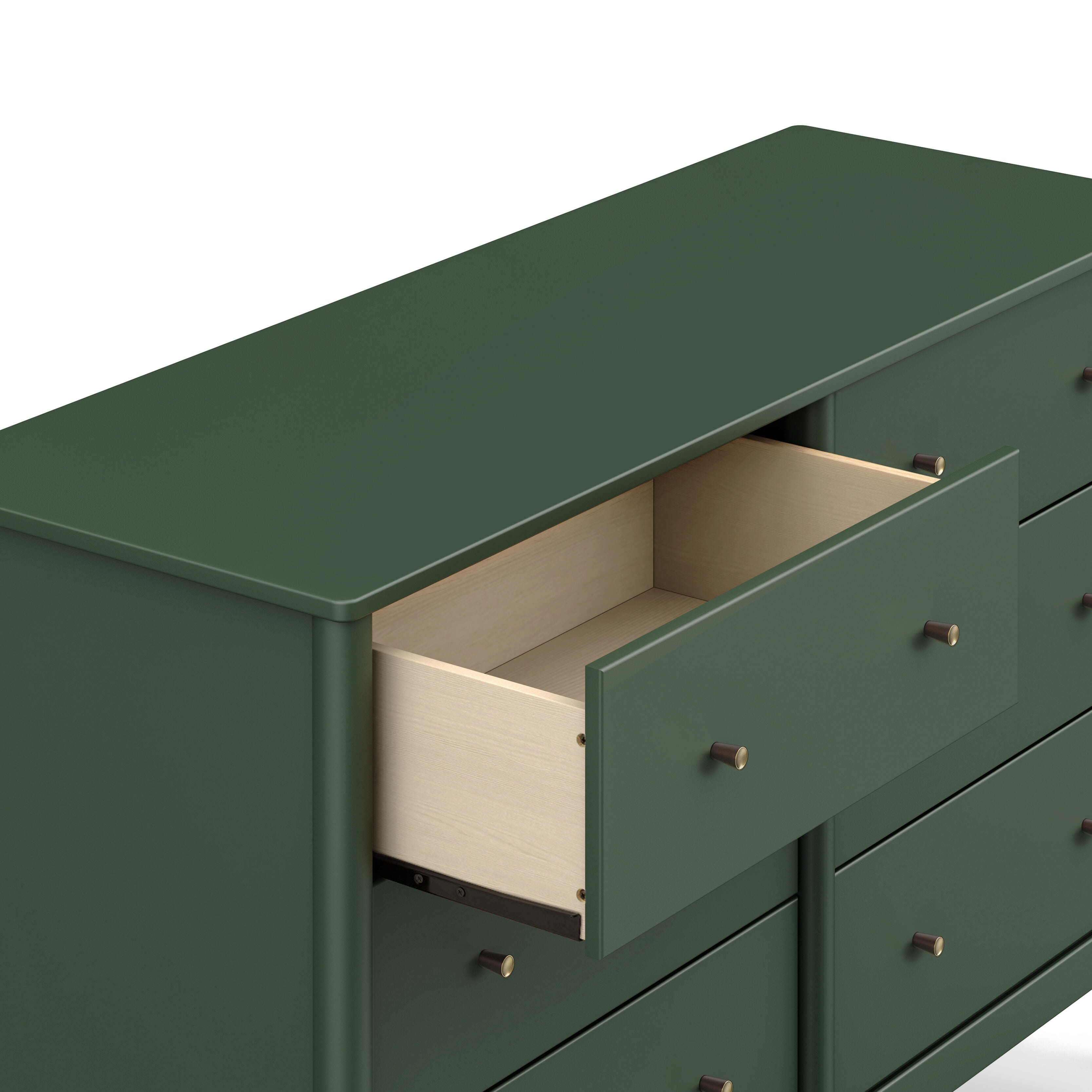 DaVinci Frem 6-Drawer Dresser, Forest Green, large