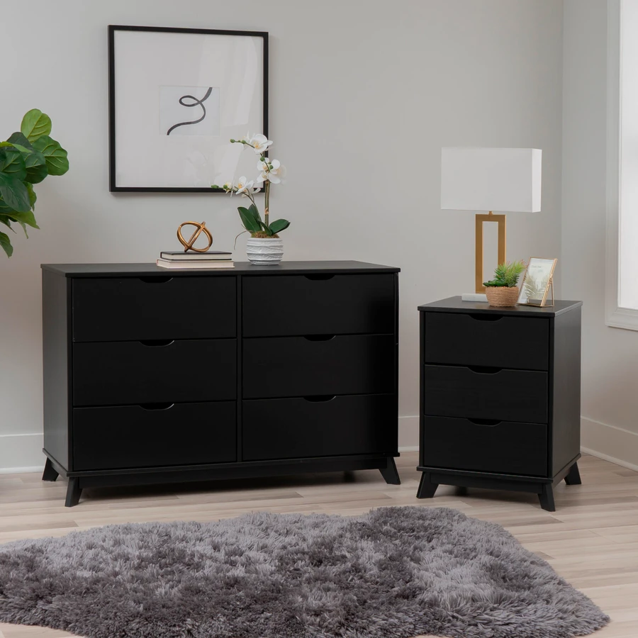 Linon Pierce Nightstand and Dresser Set | Ashley Linon Pierce Nightstand and Dresser Set | Ashley