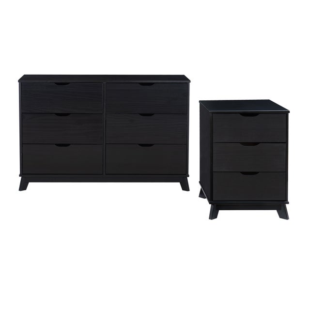 Linon Pierce Nightstand and Dresser Set