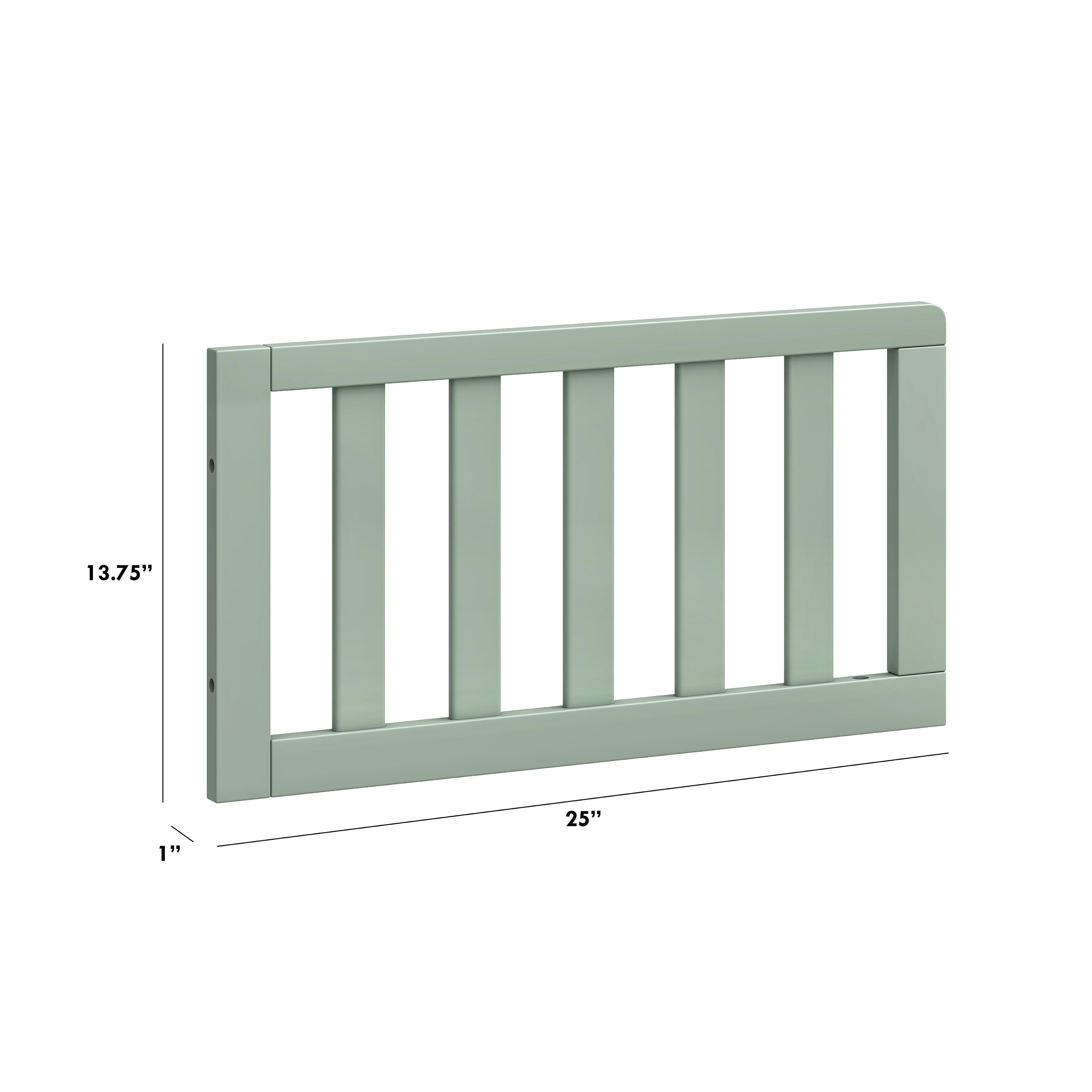 DaVinci Toddler Bed Conversion Kit, Light Sage, large