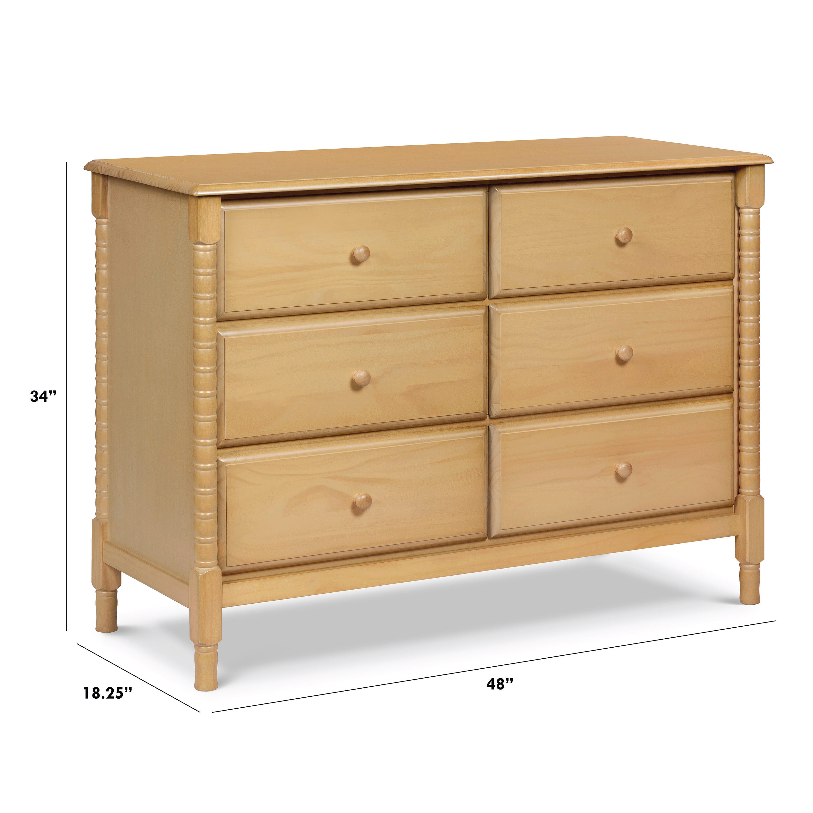 DaVinci Jenny Lind Spindle 6-Drawer Dresser | Ashley