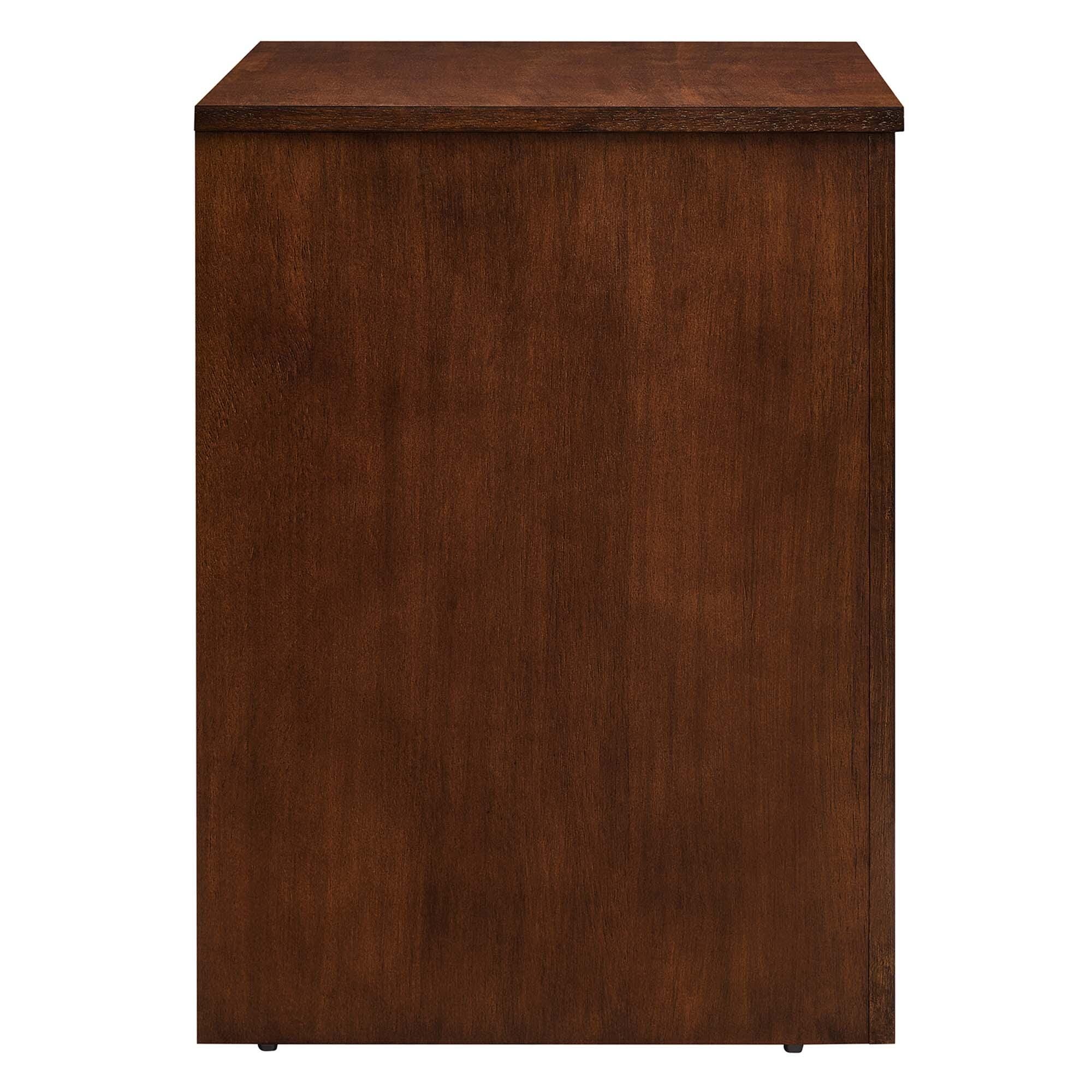 Appia 24" Nightstand with Cabinet, Walnut, large