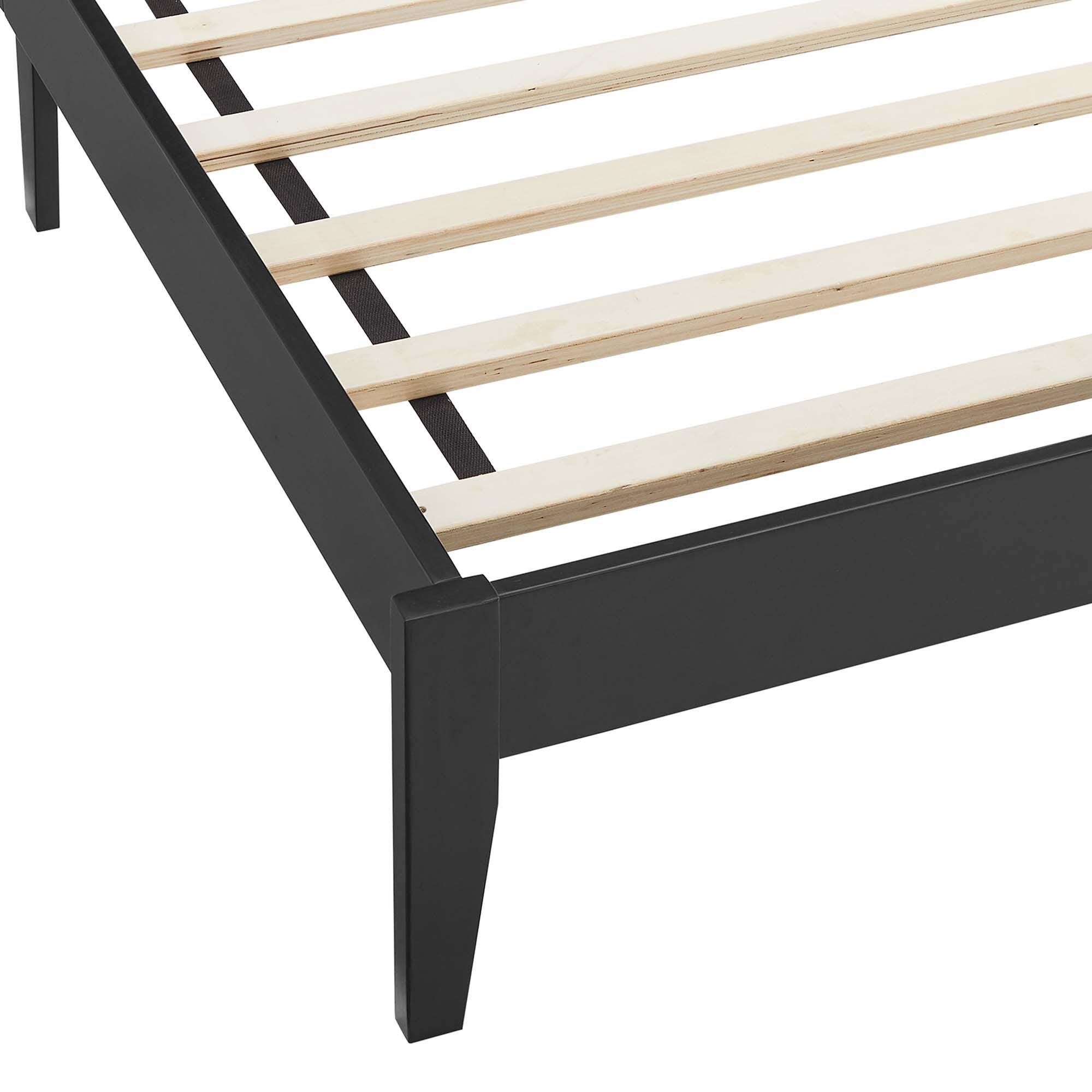 Modway Sirocco Twin Panel Platform Bed, Black, large