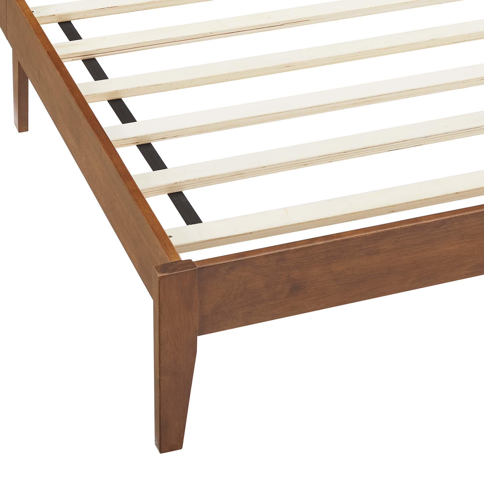 Modway Sirocco Twin Panel Platform Bed, Walnut, large