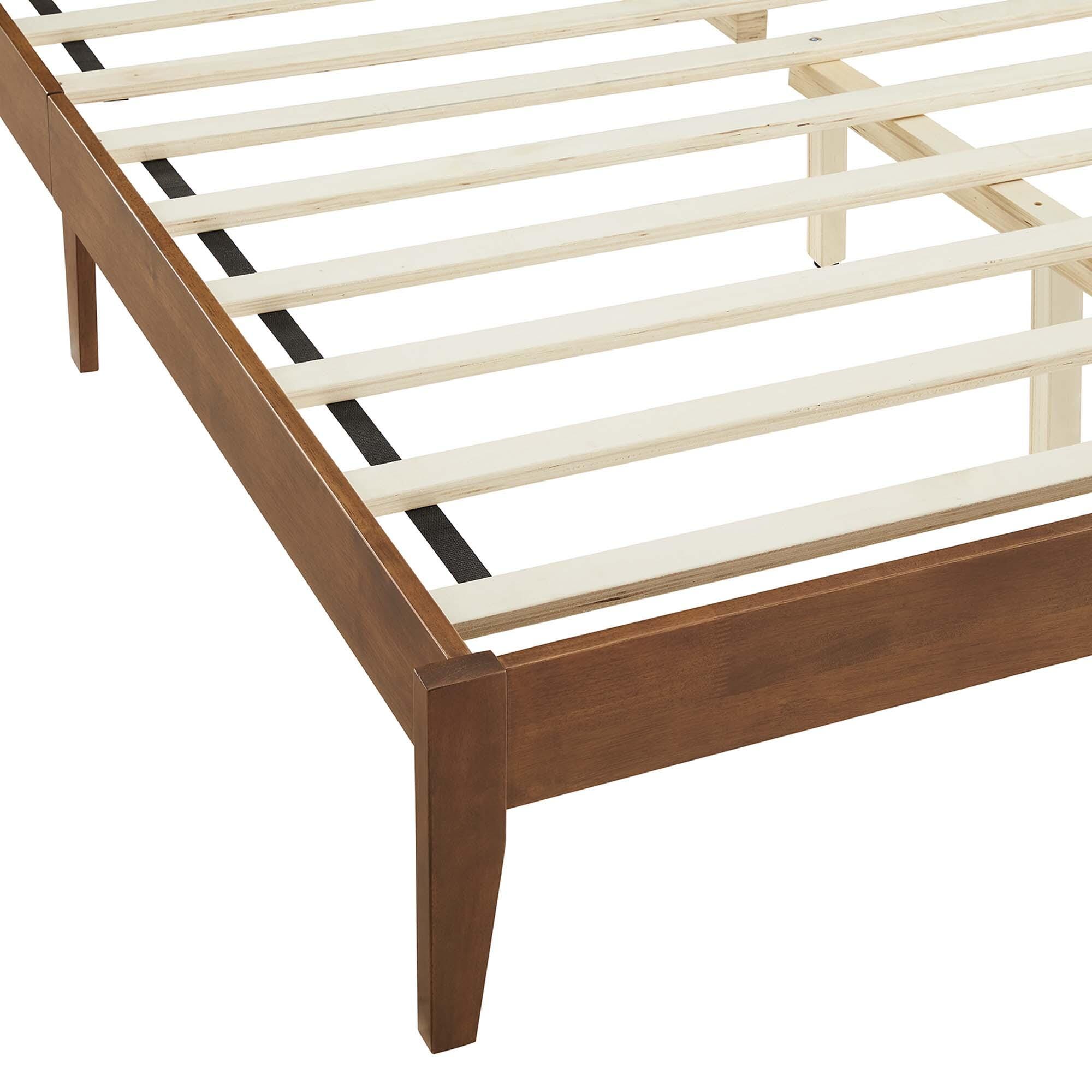 Modway Sirocco King Panel Platform Bed, Walnut, large