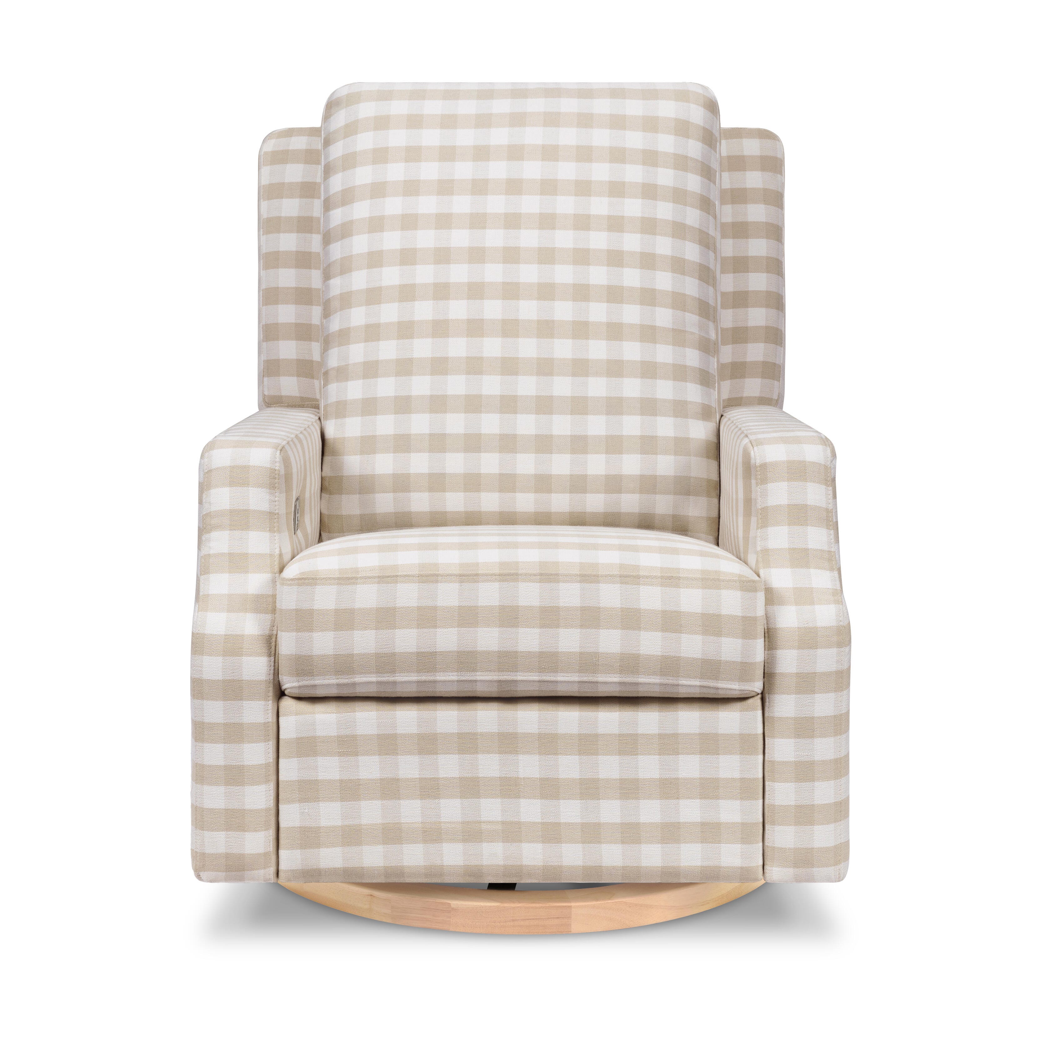Namesake Crewe Power Recliner, Tan/Light Brown, large