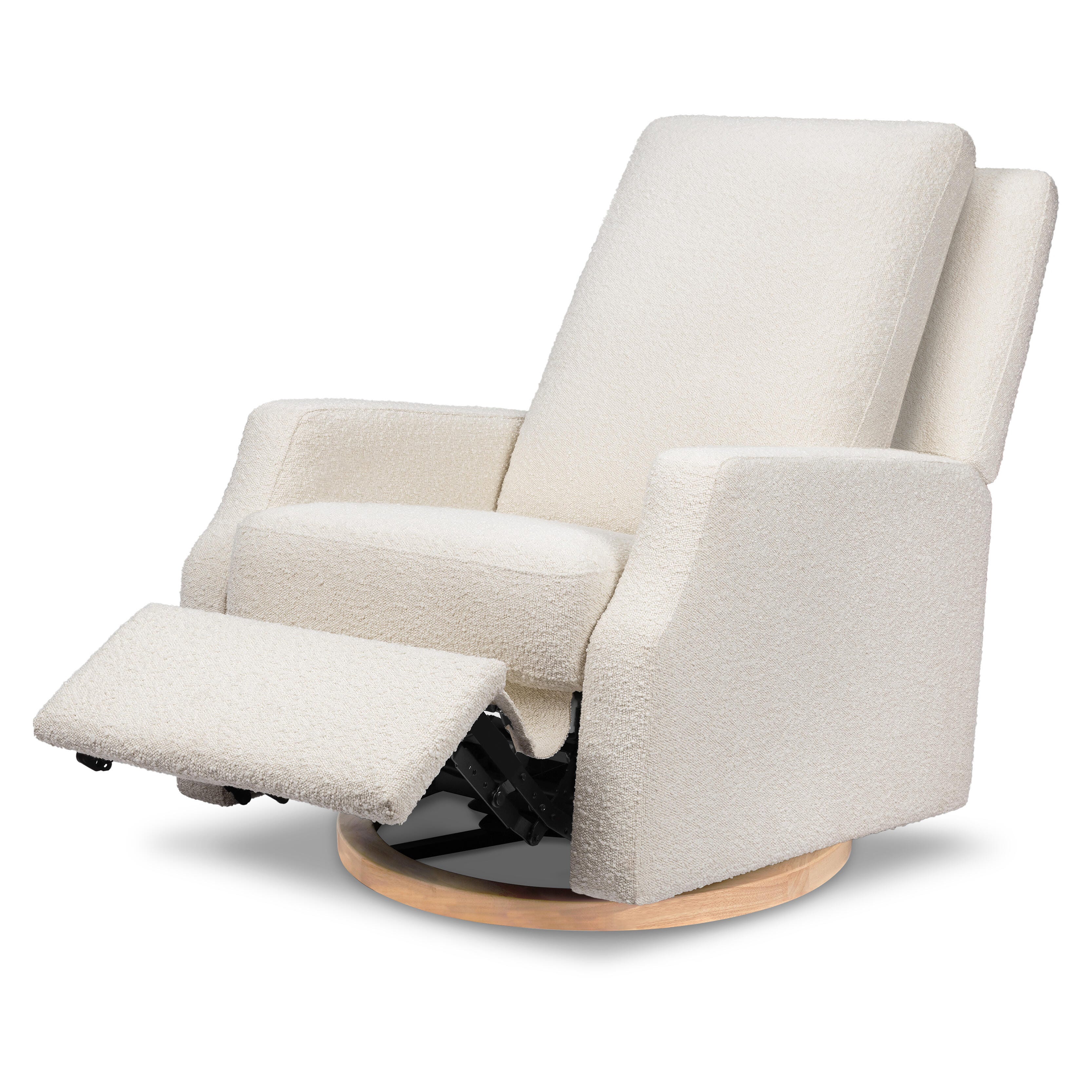 Namesake Crewe Power Recliner, Ivory/Light Brown, large