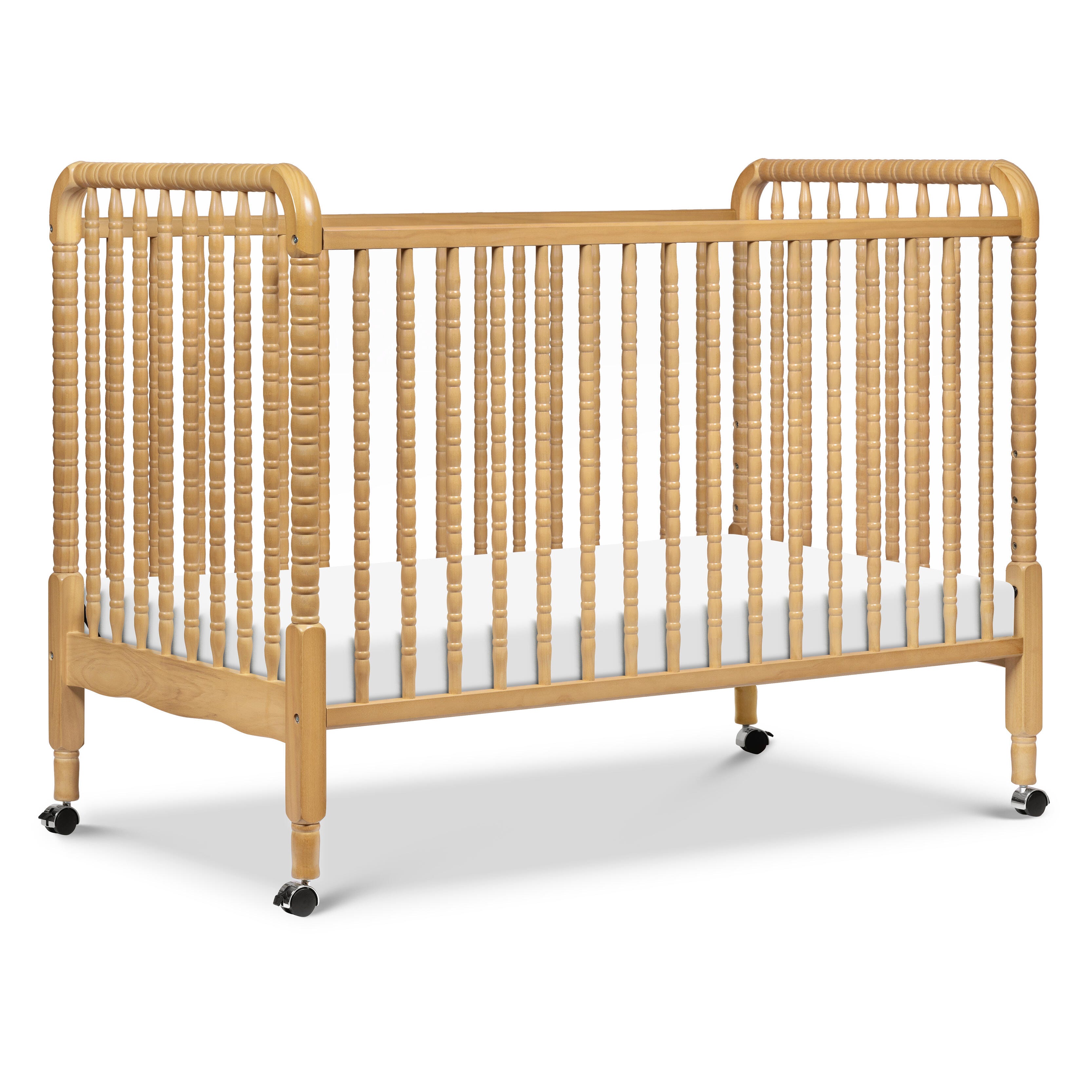 DaVinci Jenny Lind 3-in-1 Convertible Crib, Honey, large