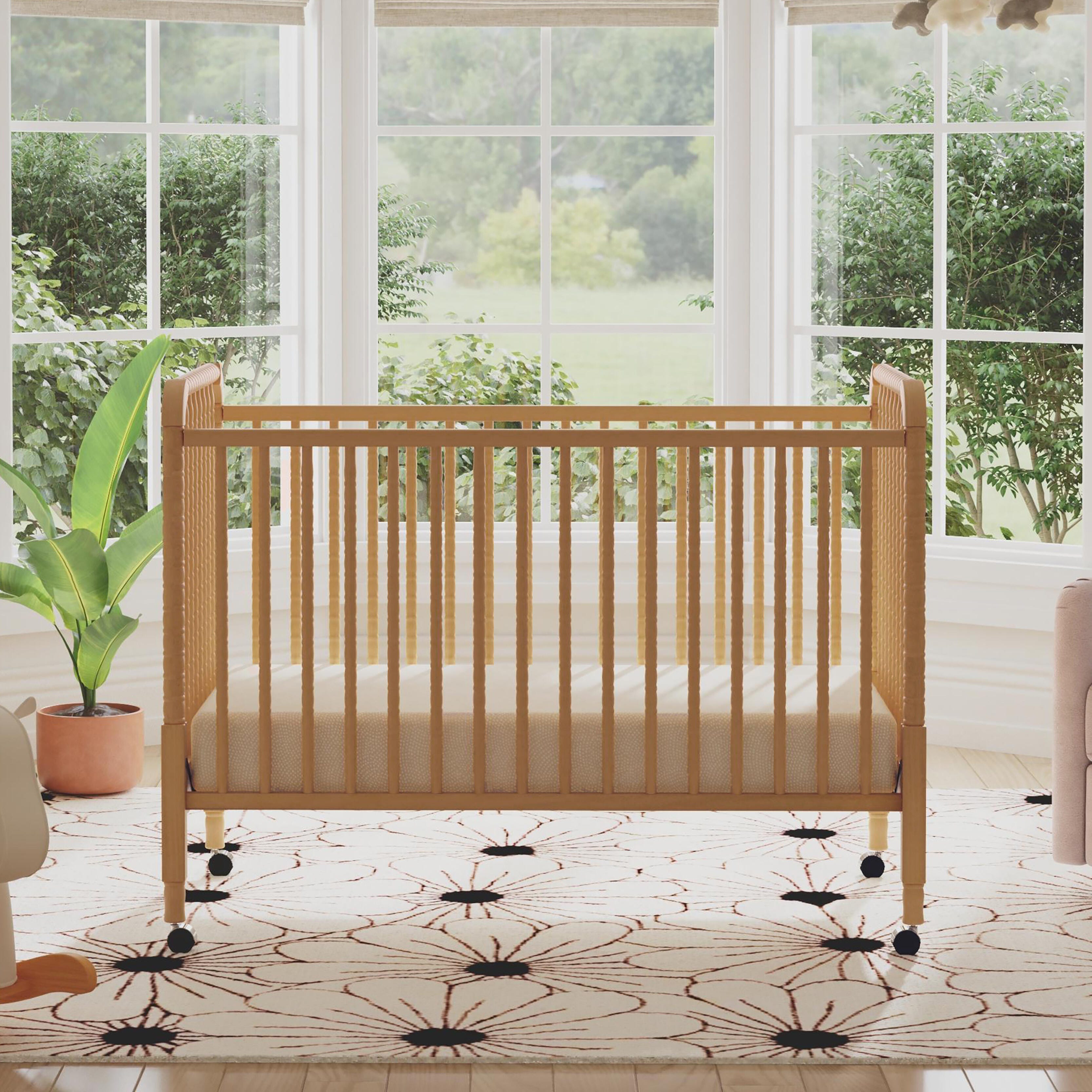 DaVinci Jenny Lind 3-in-1 Convertible Crib, Honey, large