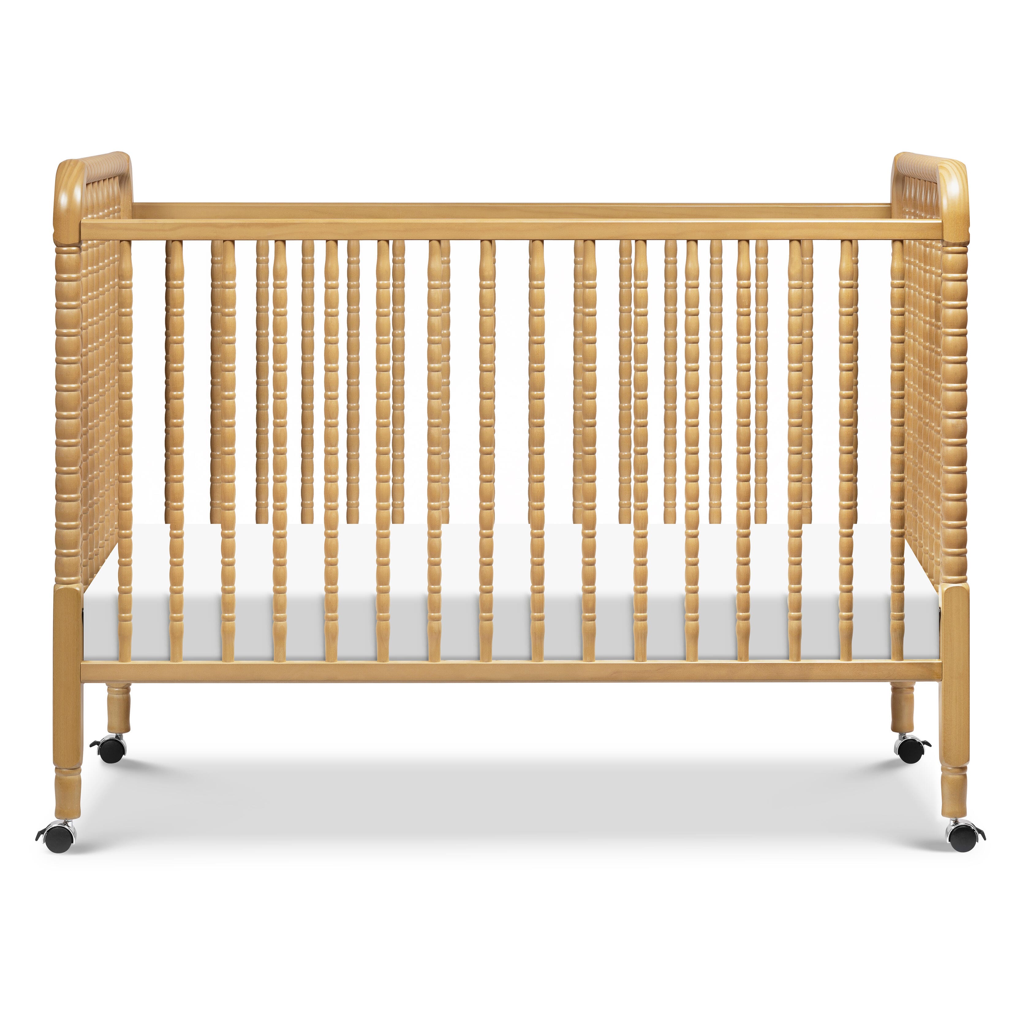 DaVinci Jenny Lind 3-in-1 Convertible Crib, Honey, large