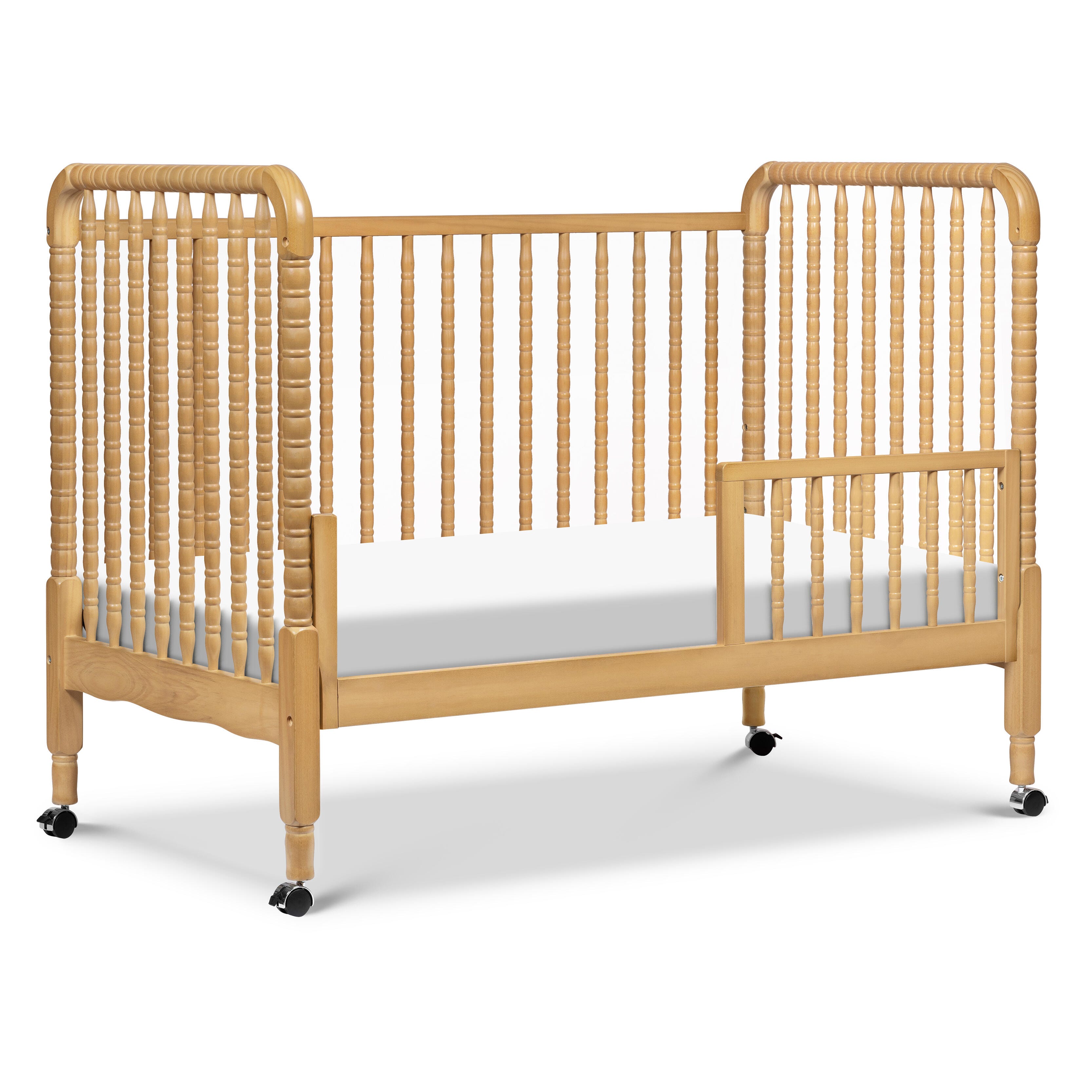 DaVinci Jenny Lind 3-in-1 Convertible Crib, Honey, large