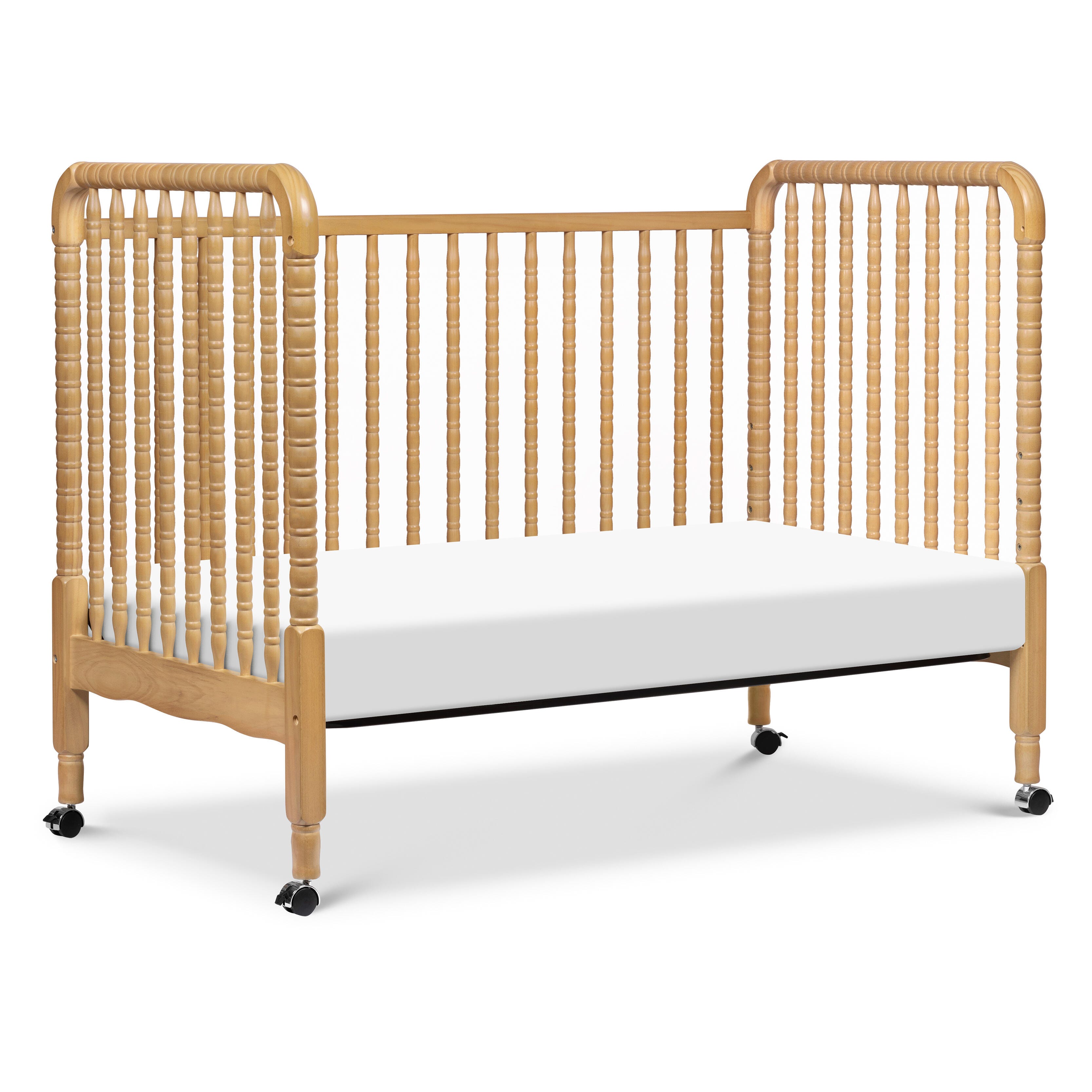DaVinci Jenny Lind 3-in-1 Convertible Crib, Honey, large