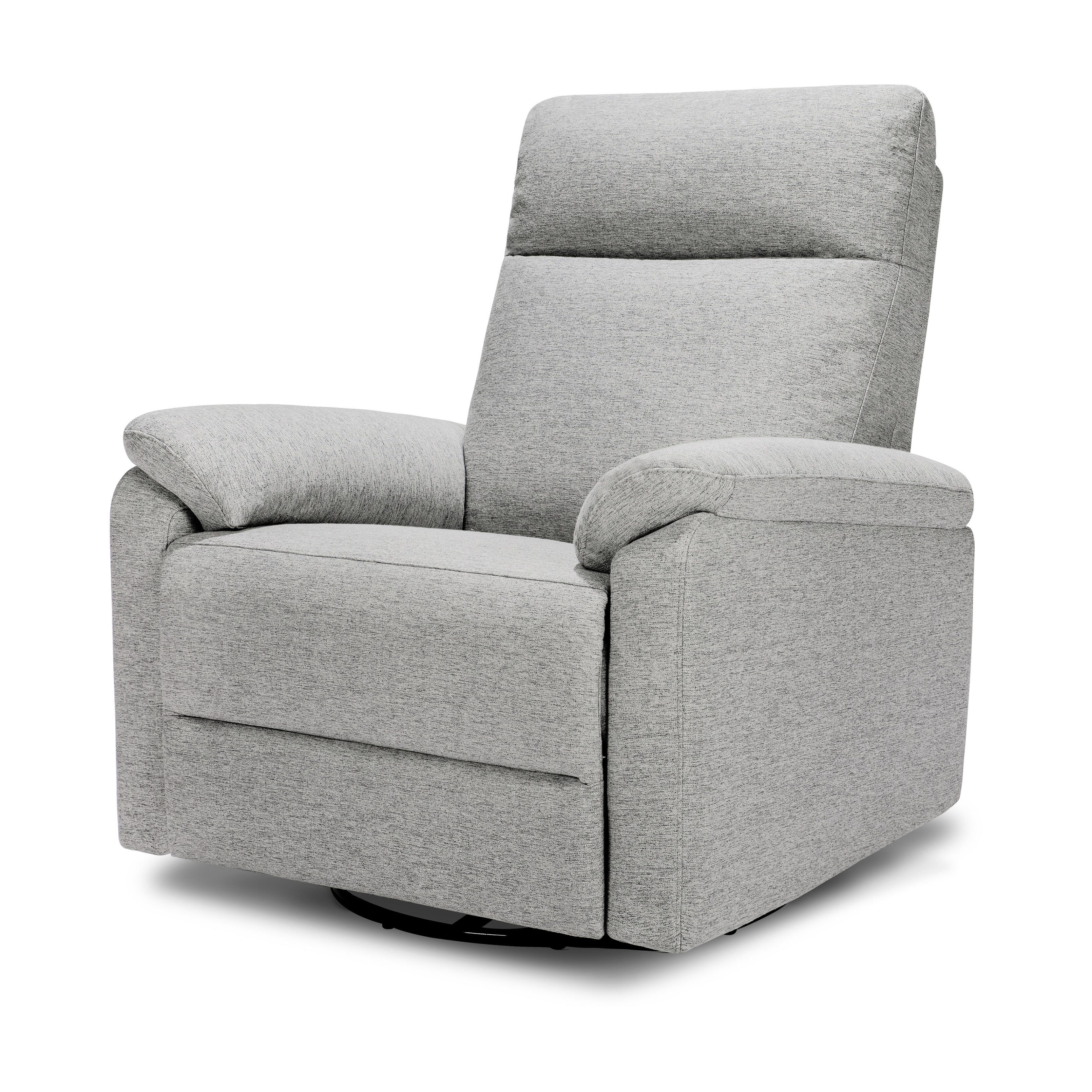 DaVinci Suzy Power Swivel Glider and Recliner, Frost Gray, large