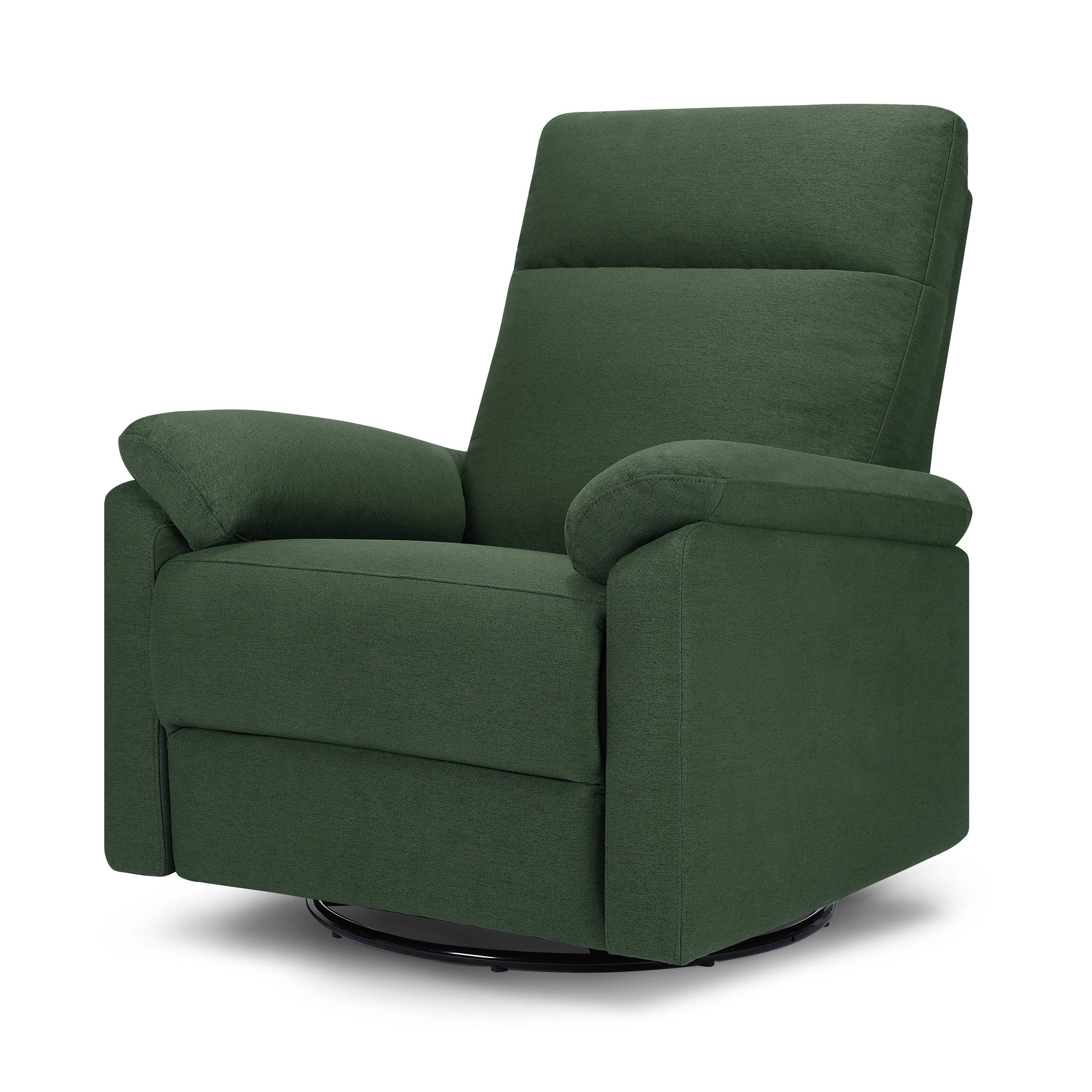 DaVinci Suzy Power Swivel Glider and Recliner, Pine Green, large