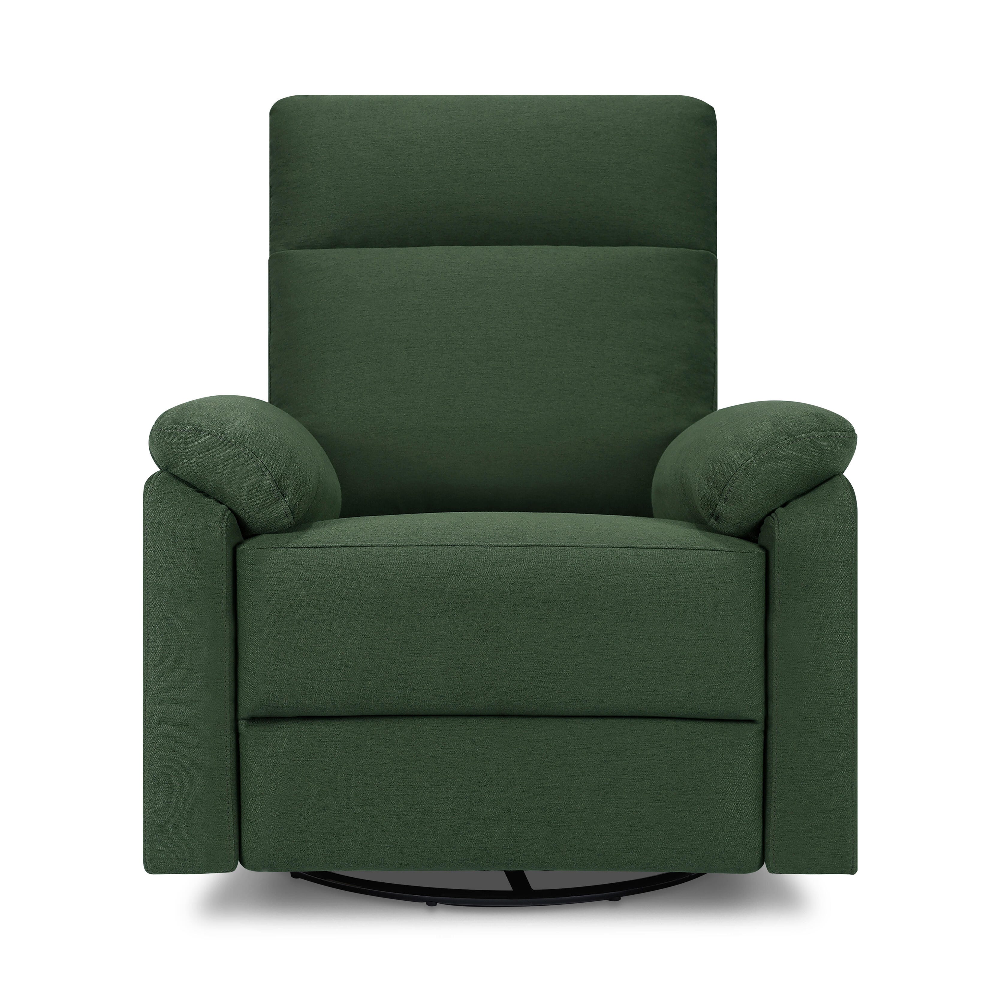 DaVinci Suzy Power Swivel Glider and Recliner, Pine Green, large