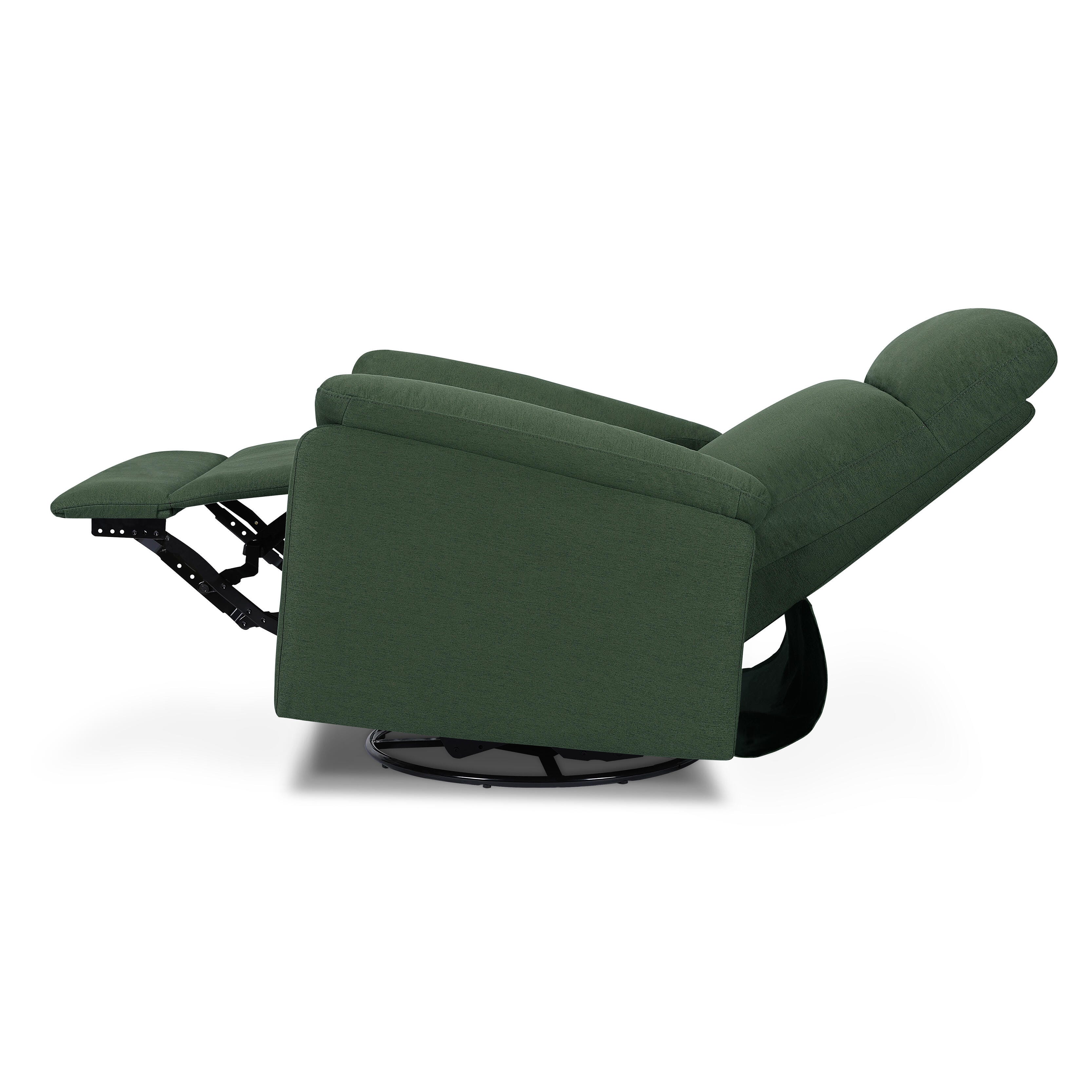 DaVinci Suzy Power Swivel Glider and Recliner, Pine Green, large