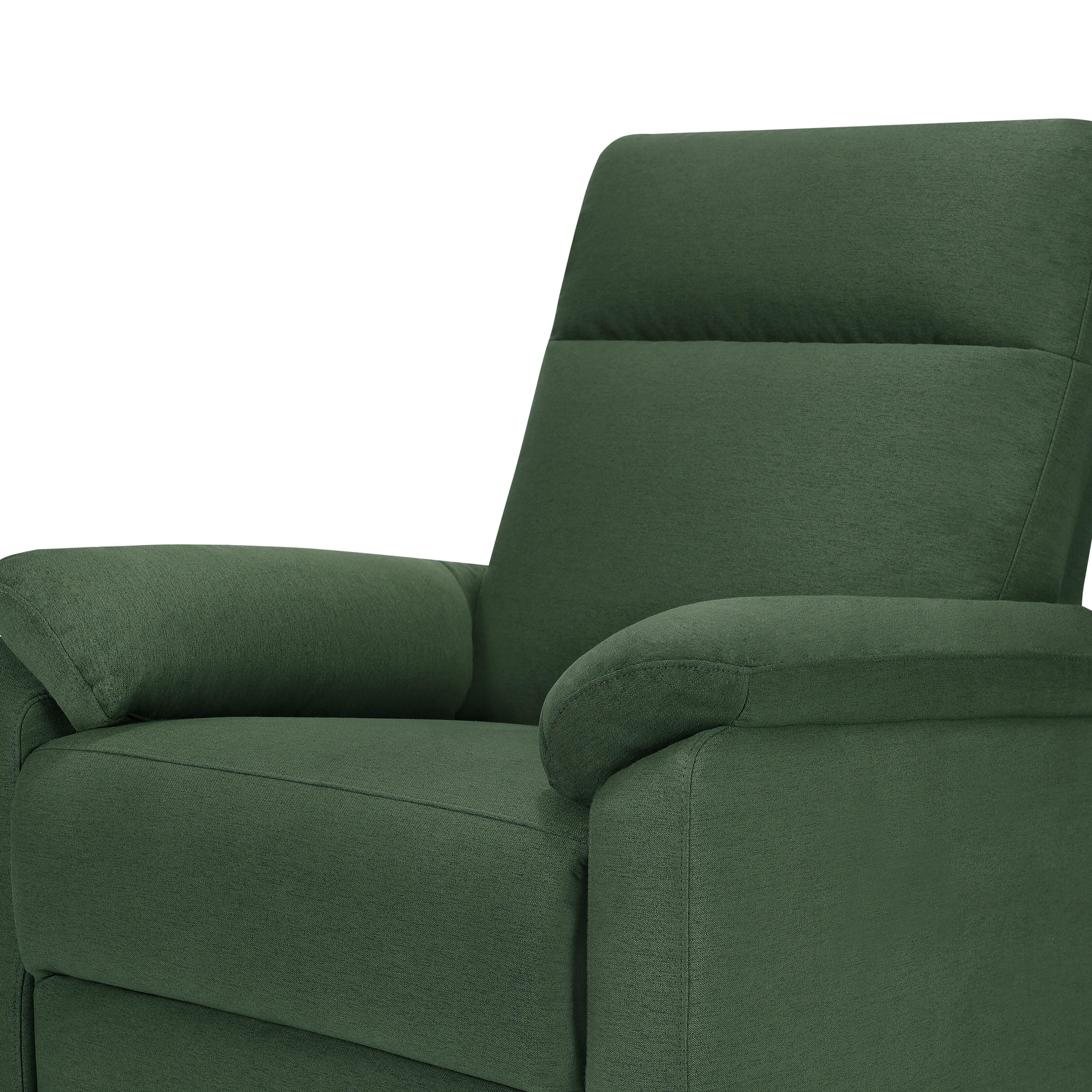 DaVinci Suzy Power Swivel Glider and Recliner, Pine Green, large