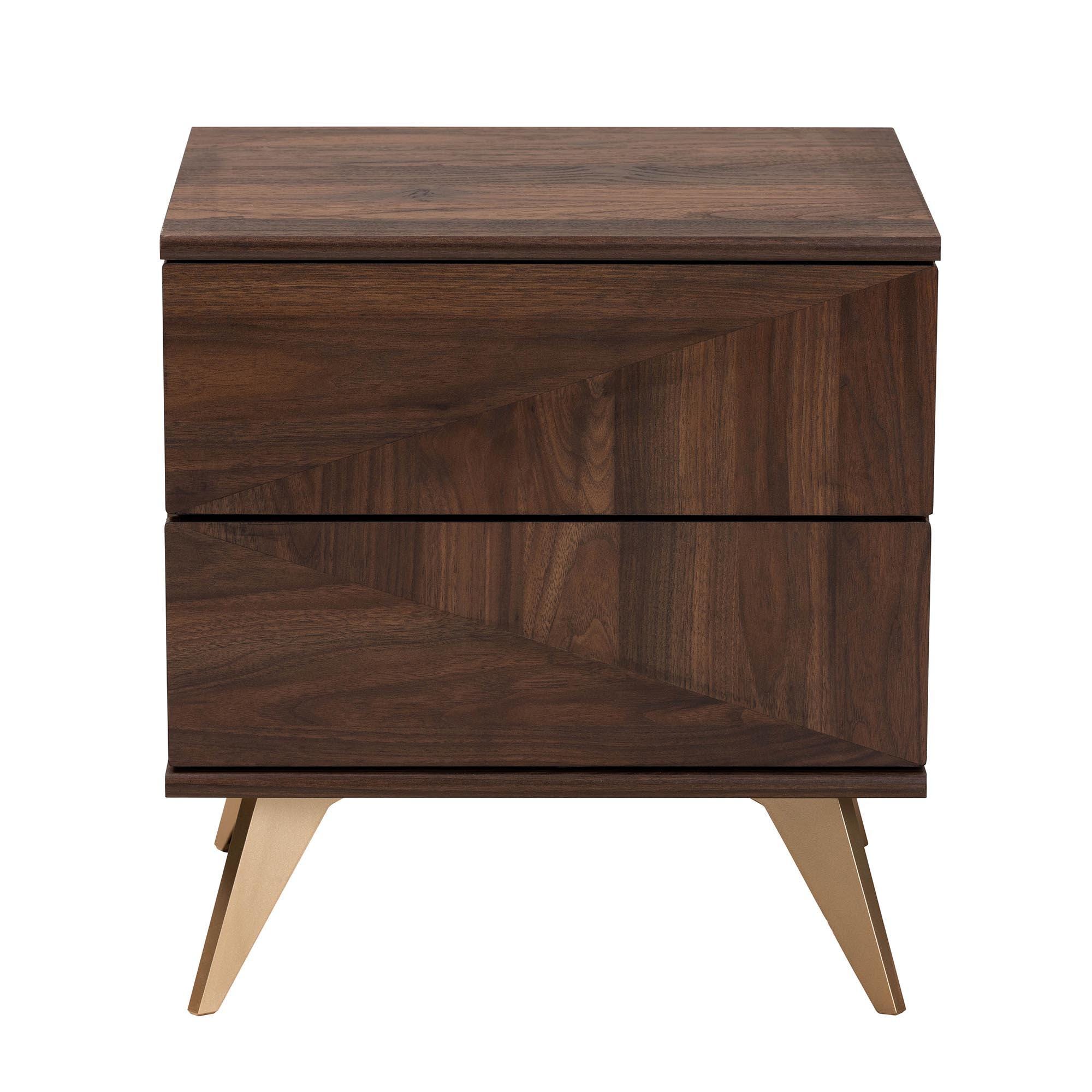 Baxton Studio Graceland 19" Nightstand, , large