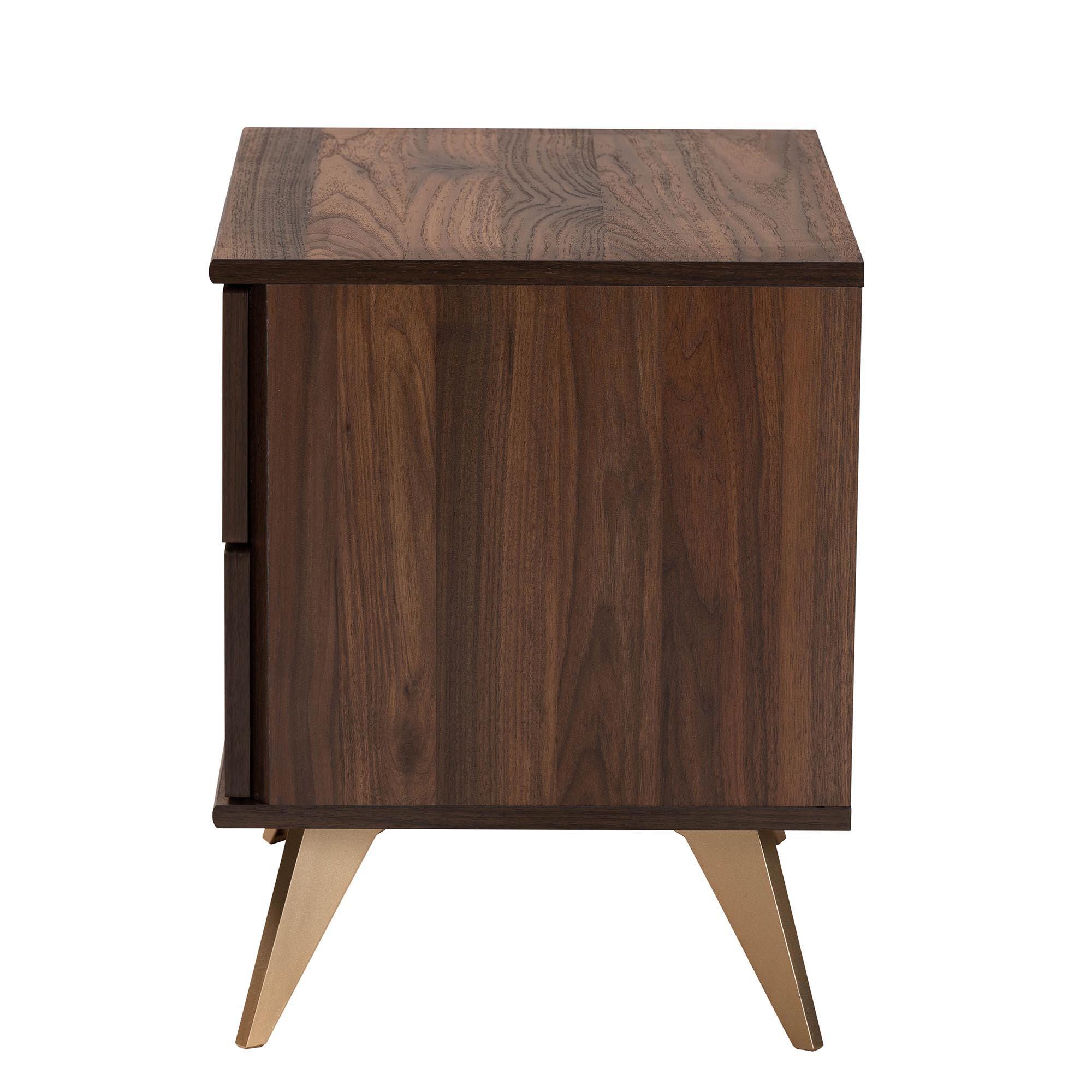 Baxton Studio Graceland 19" Nightstand, , large