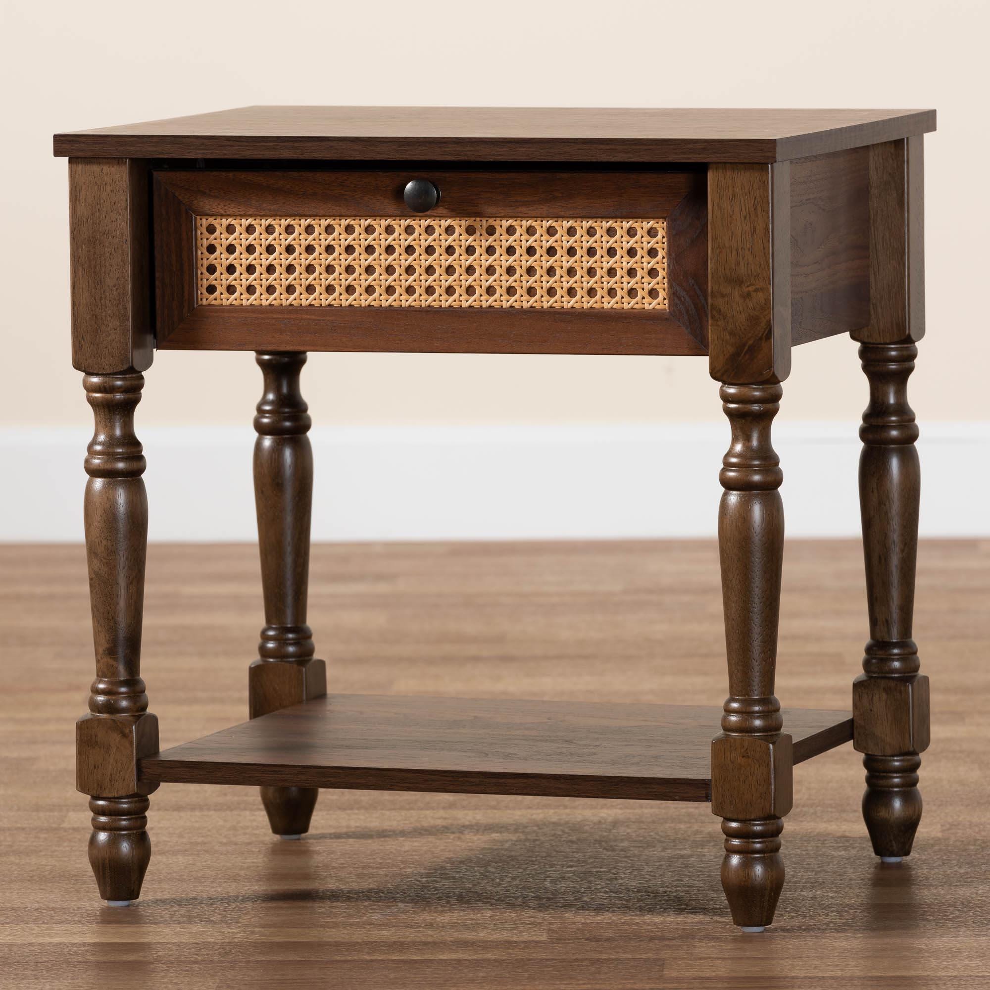 Baxton Studio Roden 20" Nightstand, , large