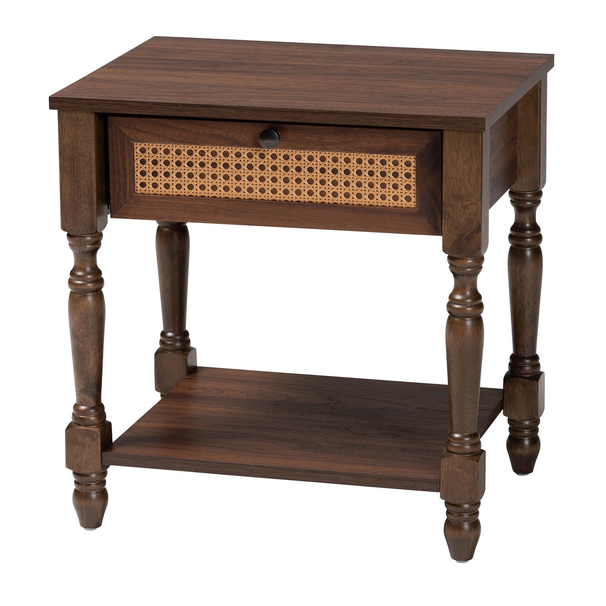 Baxton Studio Roden 20" Nightstand, , large