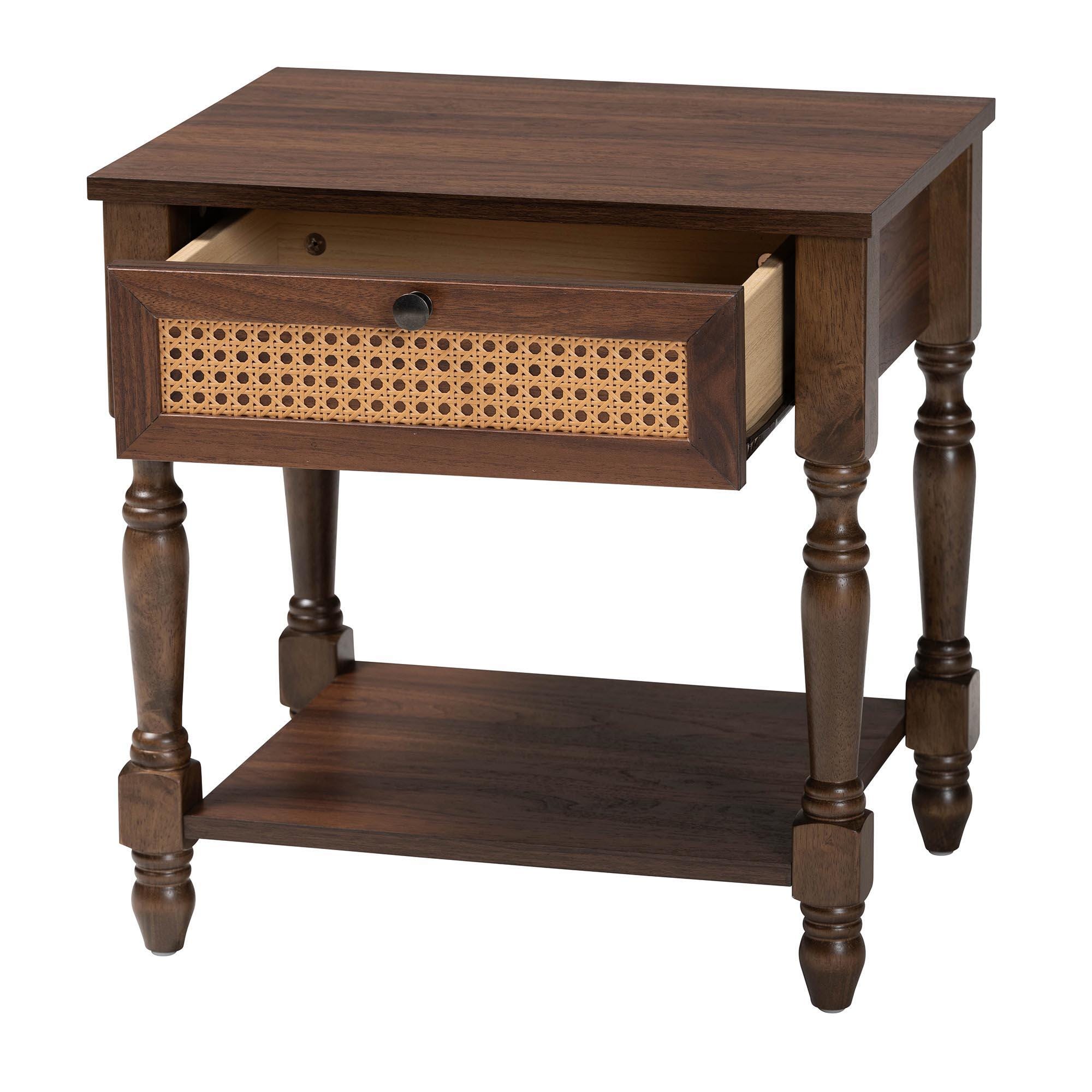 Baxton Studio Roden 20" Nightstand, , large