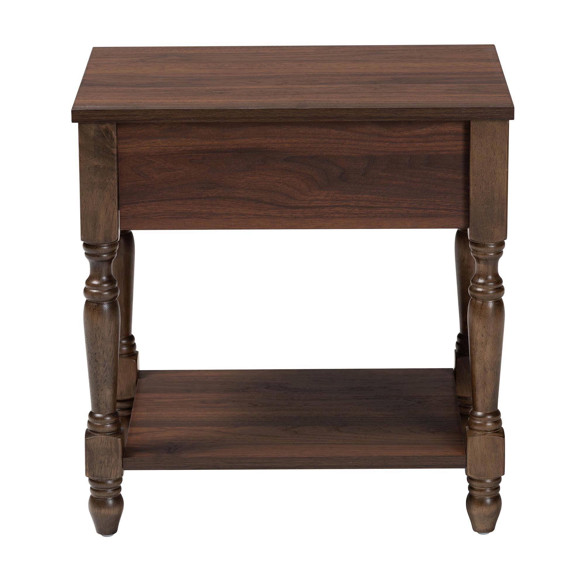 Baxton Studio Roden 20" Nightstand, , large