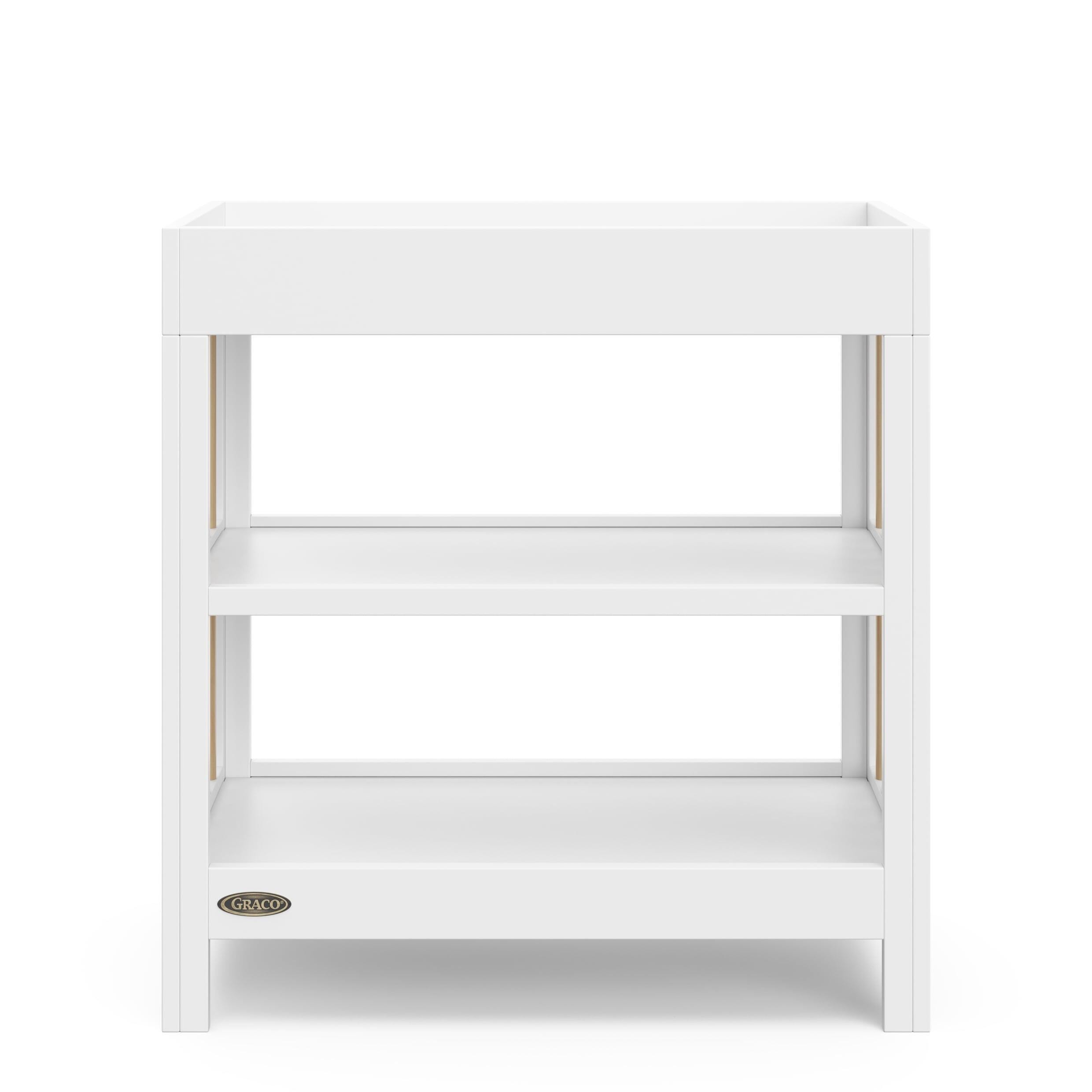 Graco Teddi Changing Table, White/Driftwood, large