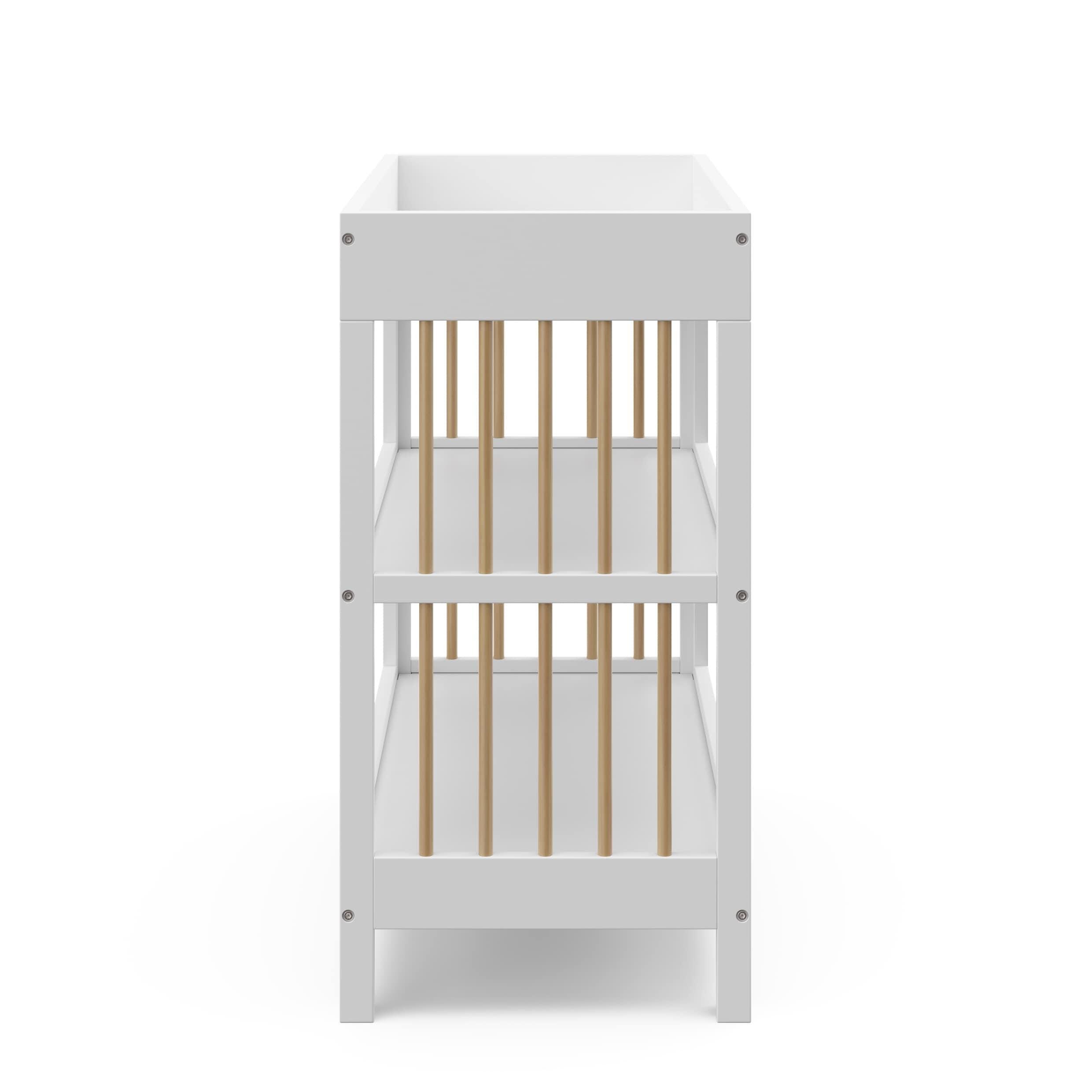 Graco Teddi Changing Table, White/Driftwood, large