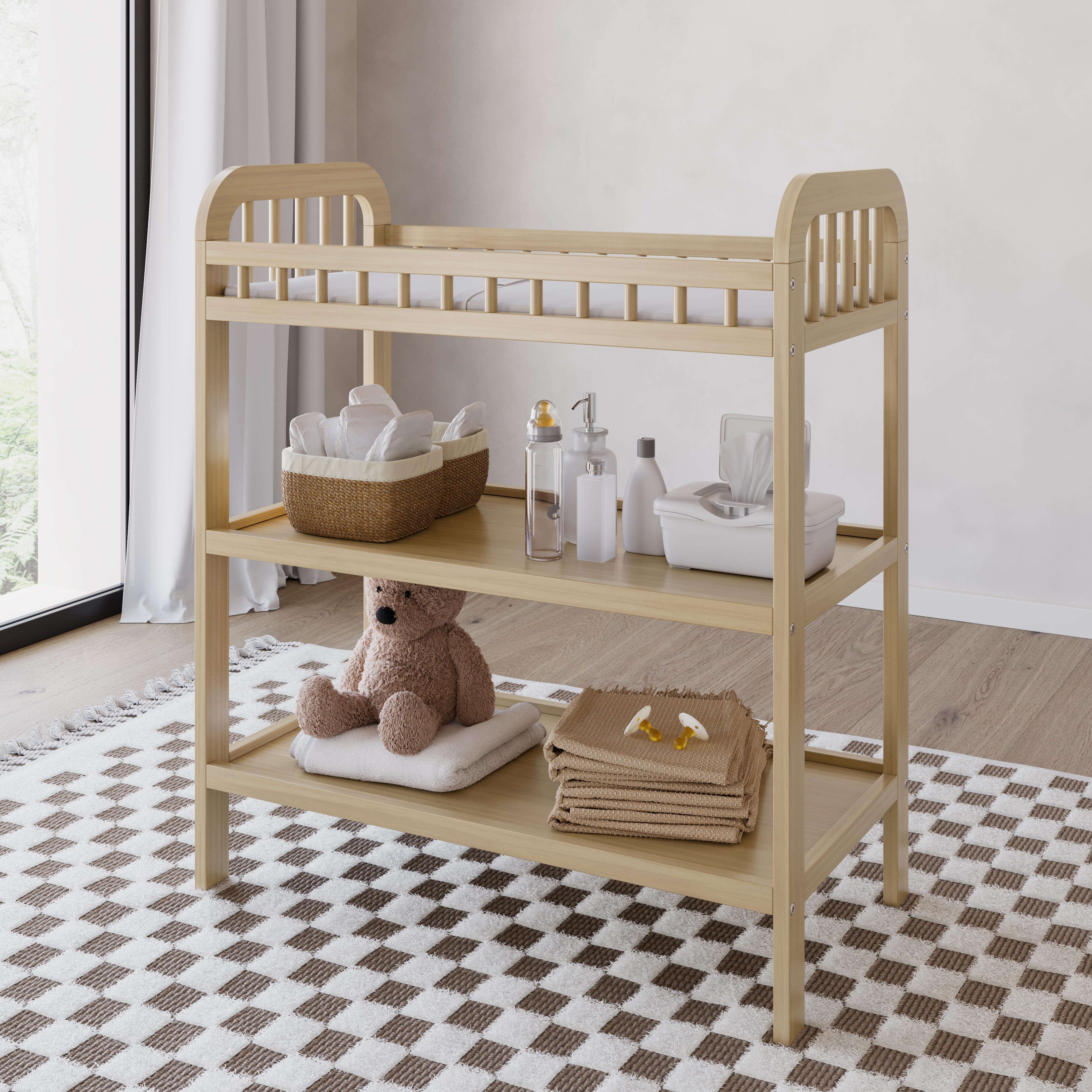 Storkcraft Pasadena Changing Table, Driftwood, large