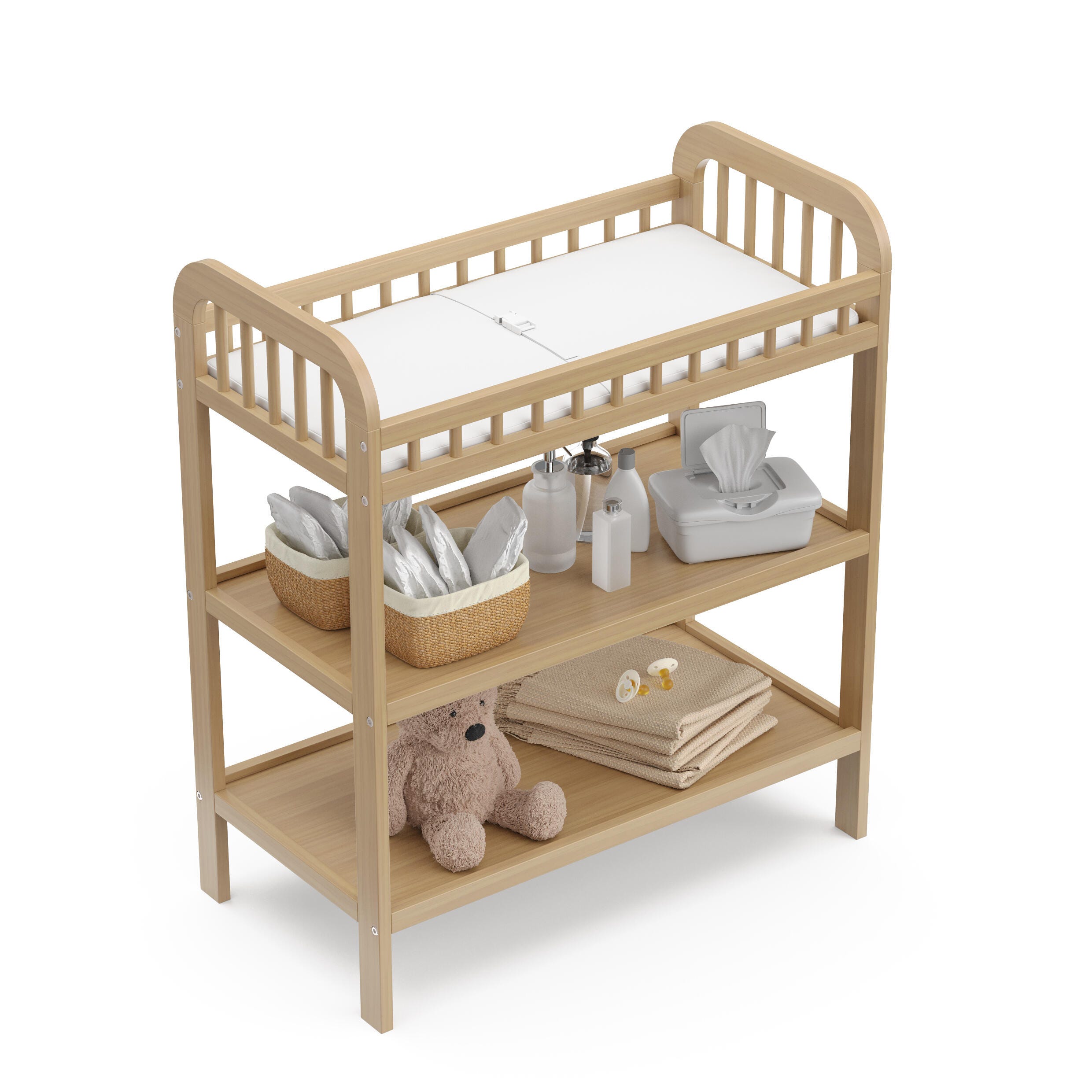 Storkcraft Pasadena Changing Table, Driftwood, large