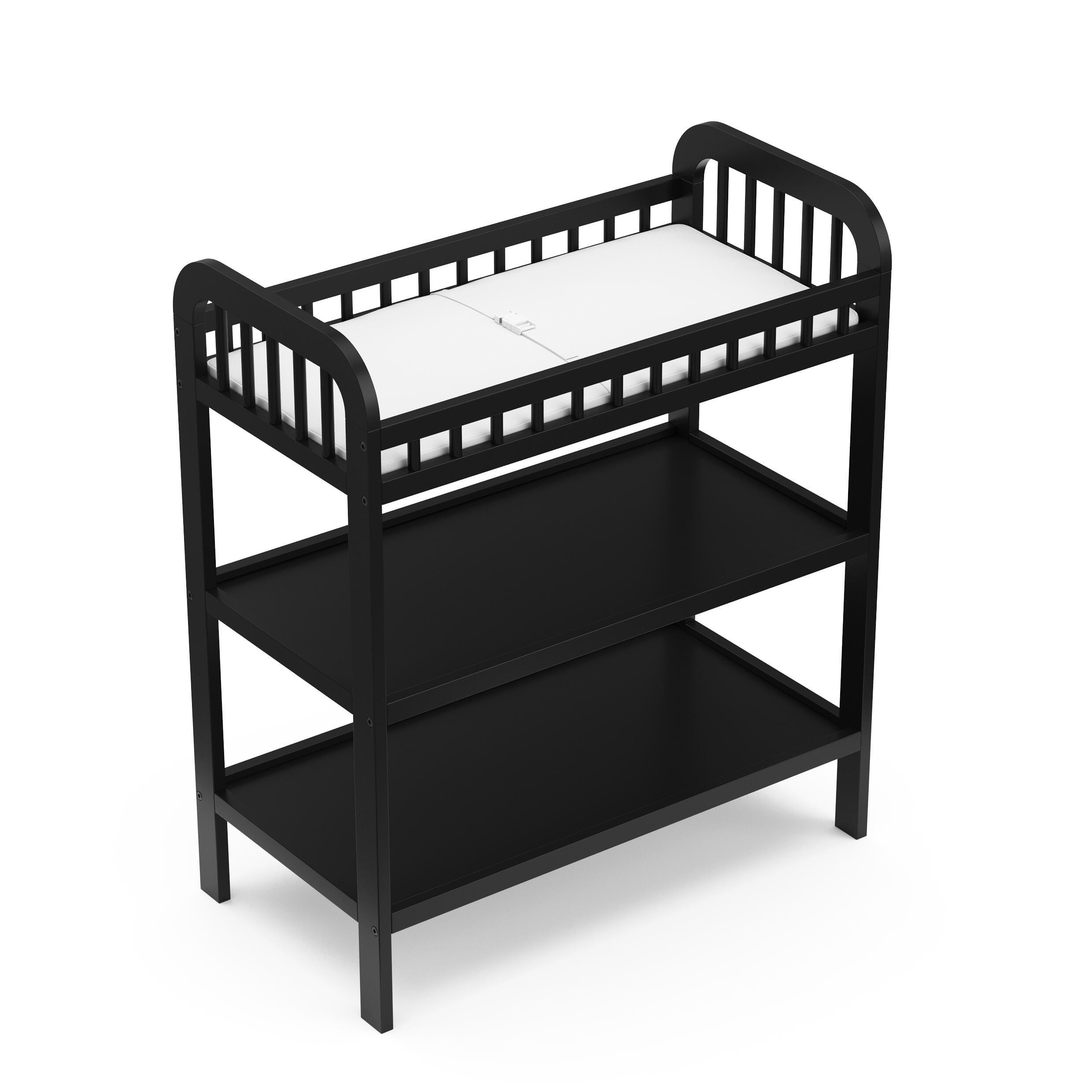 Storkcraft Pasadena Changing Table, Black, large