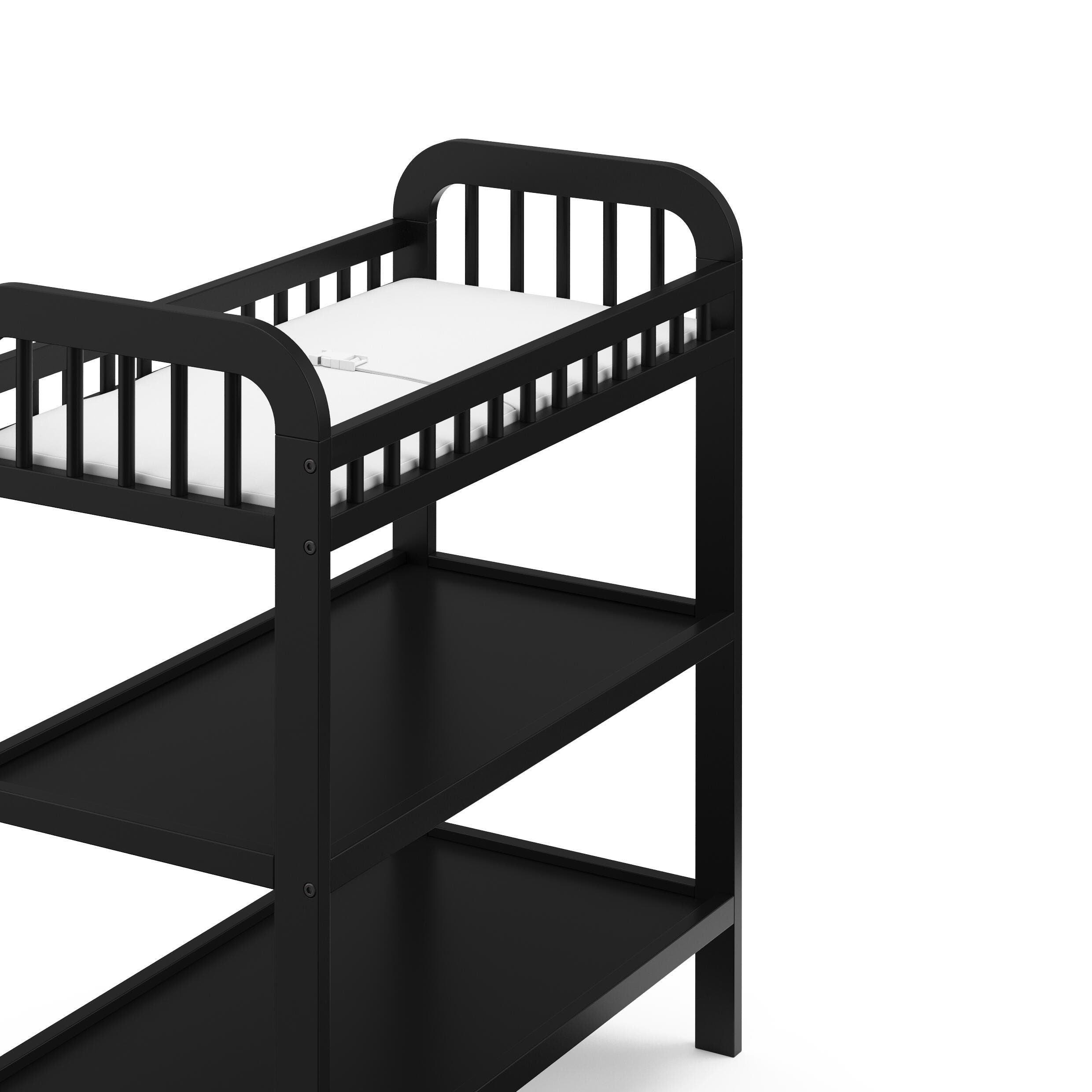 Storkcraft Pasadena Changing Table, Black, large
